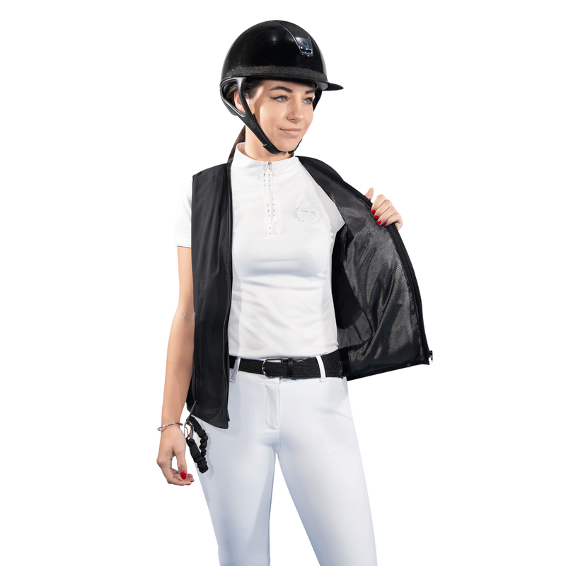 Safety waistcoat Zip In 2 Airbag in black