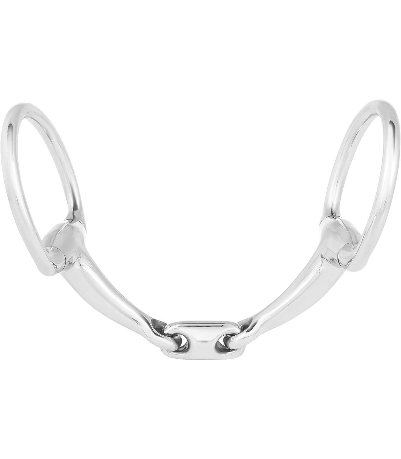 Mors à olives pour poney, brisure double