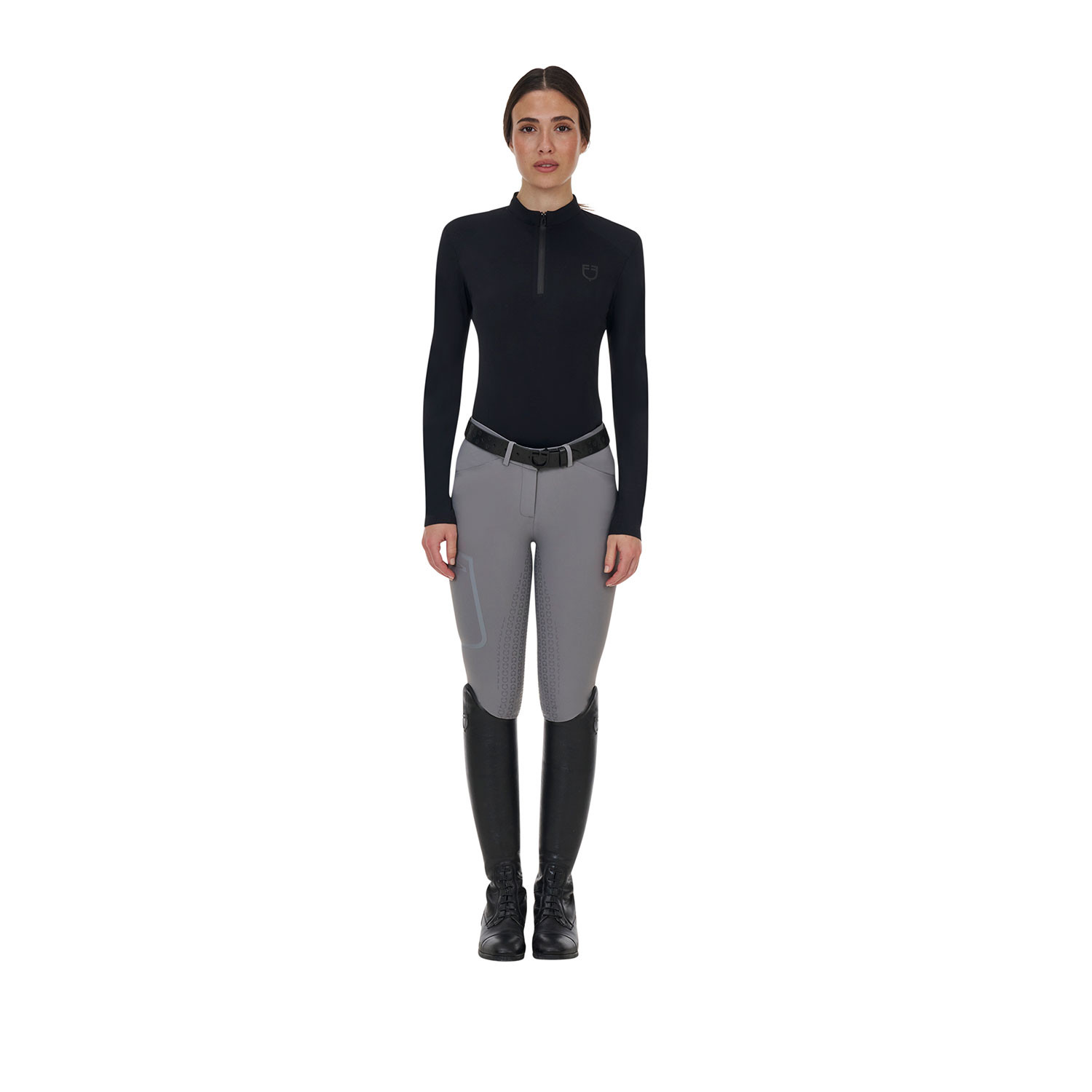 Schmale Damen-Reithose mit Vollbesatz