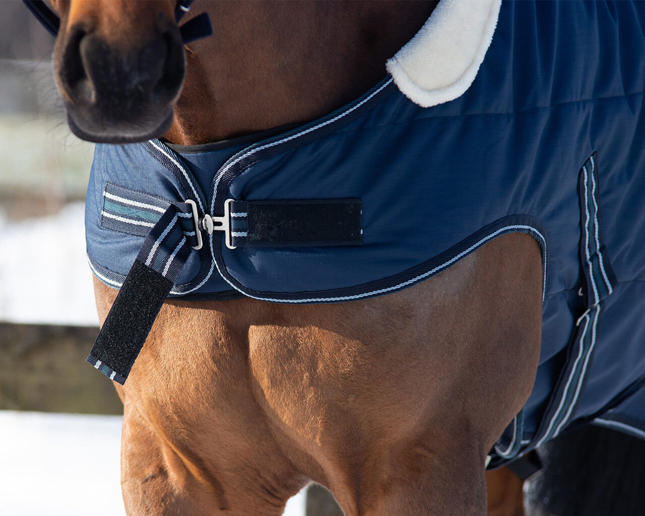 Stable rug 200gr with shoulder cut-out