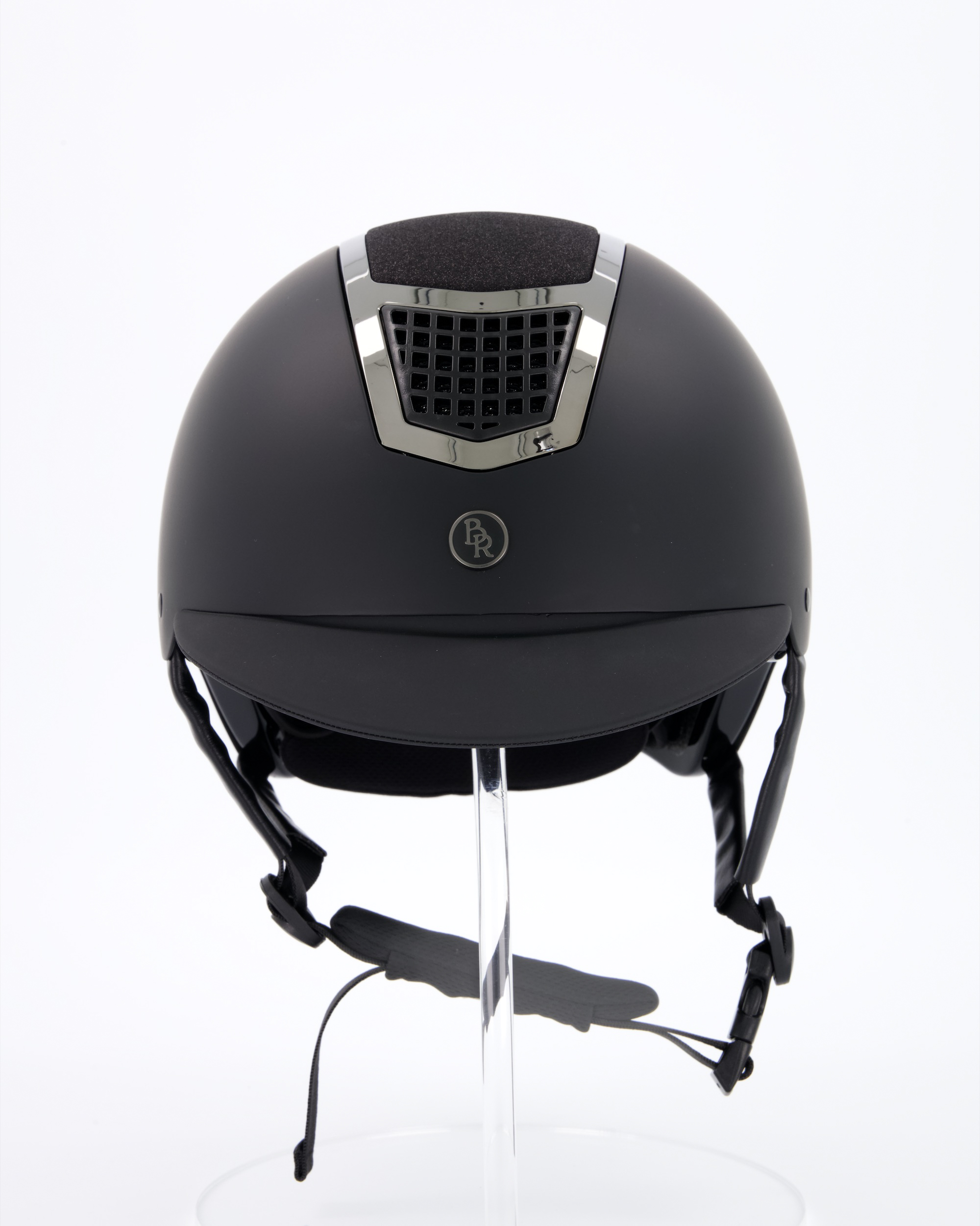 Riding helmet Lambda Glitter in black/gunmetal