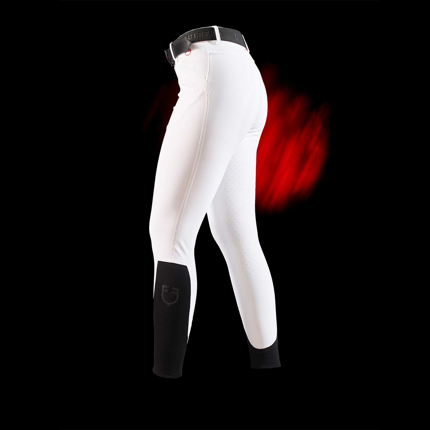 Schmale Damen-Reithose mit Vollbesatz