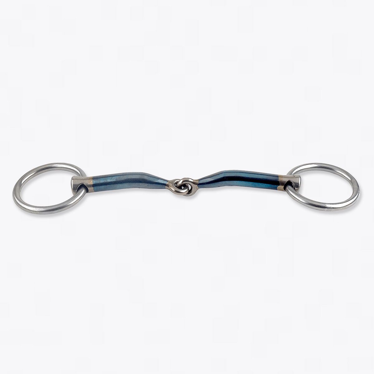 Sweet Iron water snaffle, single broken, 12 mm