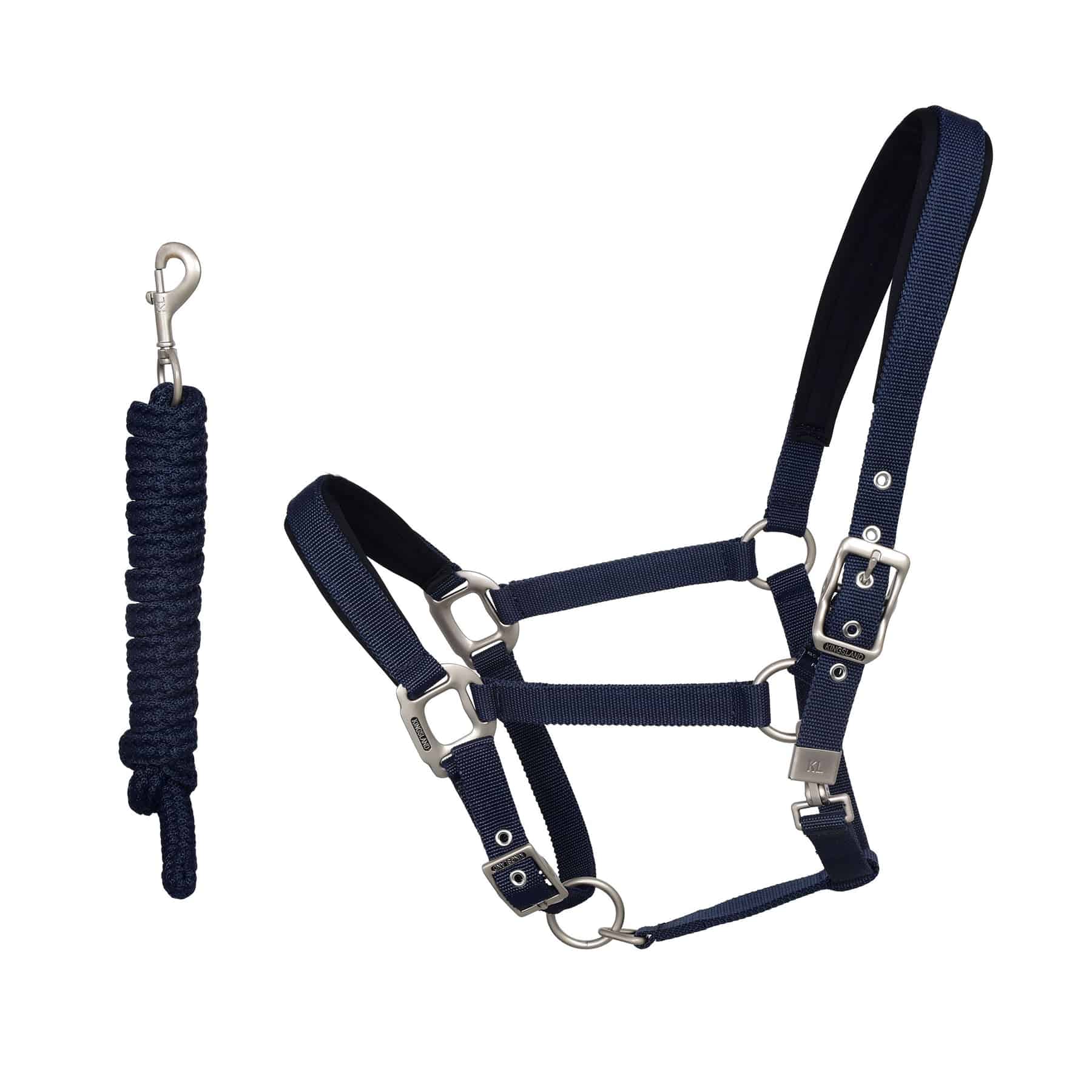 Classic halter with fleece in navy