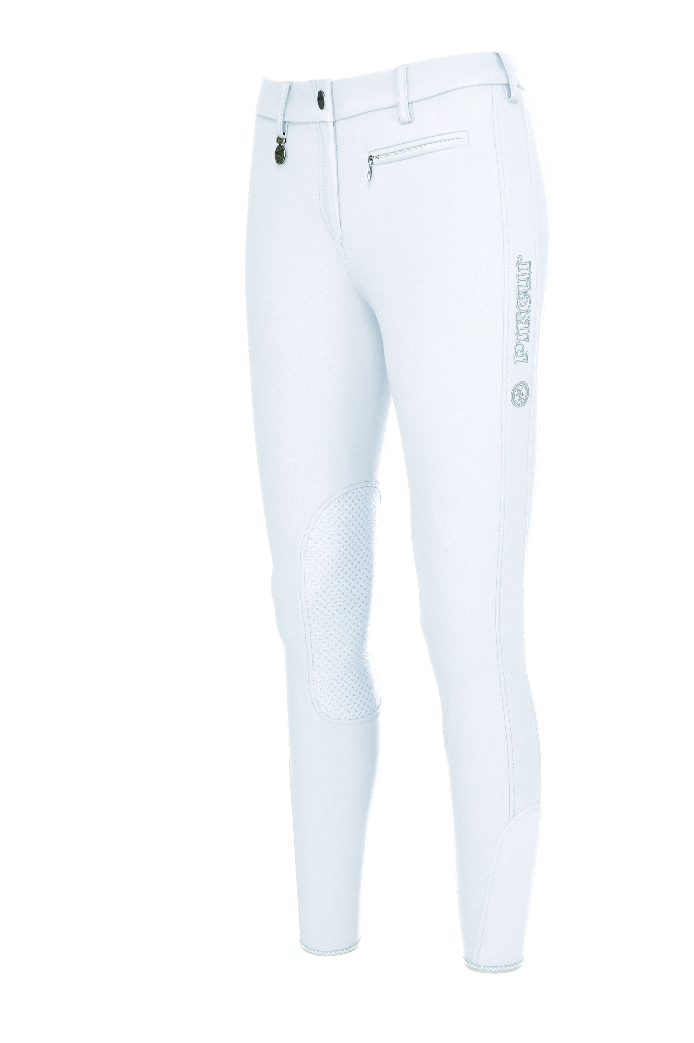 Riding breeches ladies Prisca knee grip in white