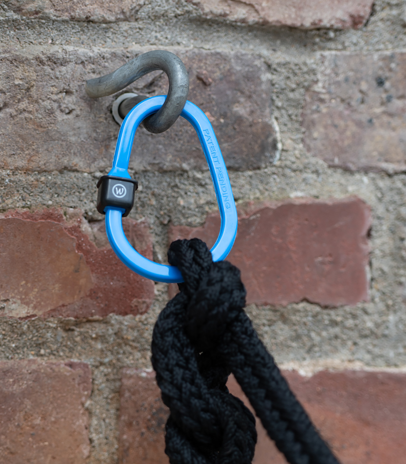 Fermeture de sécurité, bleu