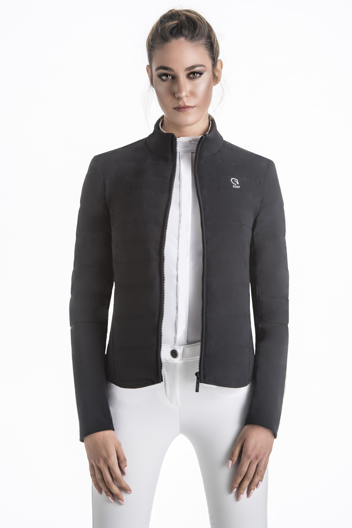Women's quilted jacket Ted in black