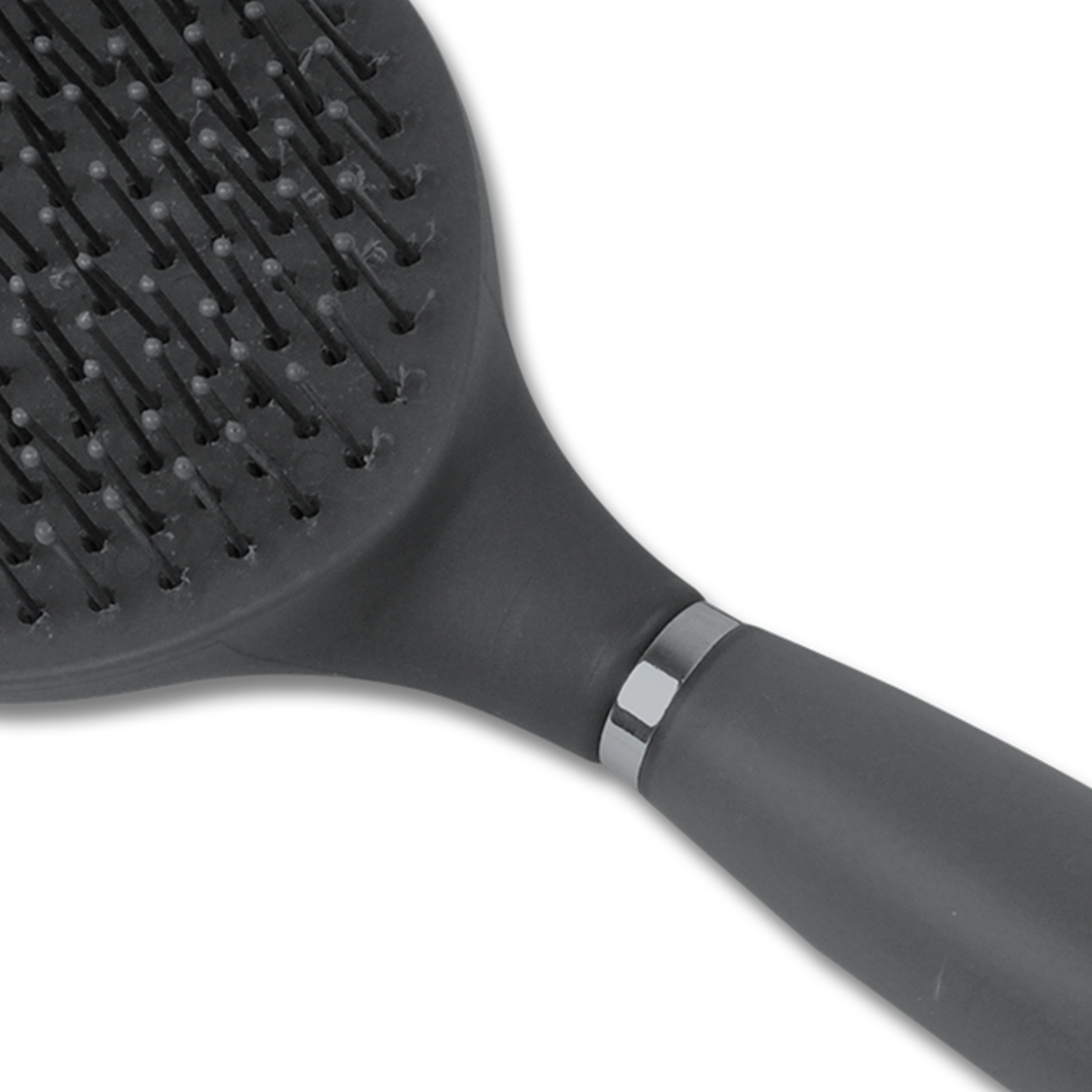 Long hair brush with gel handle Long hair brush with gel handle
