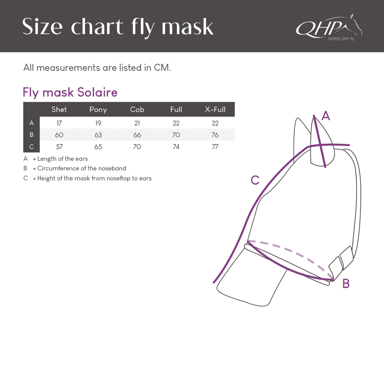 Solaire fly mask