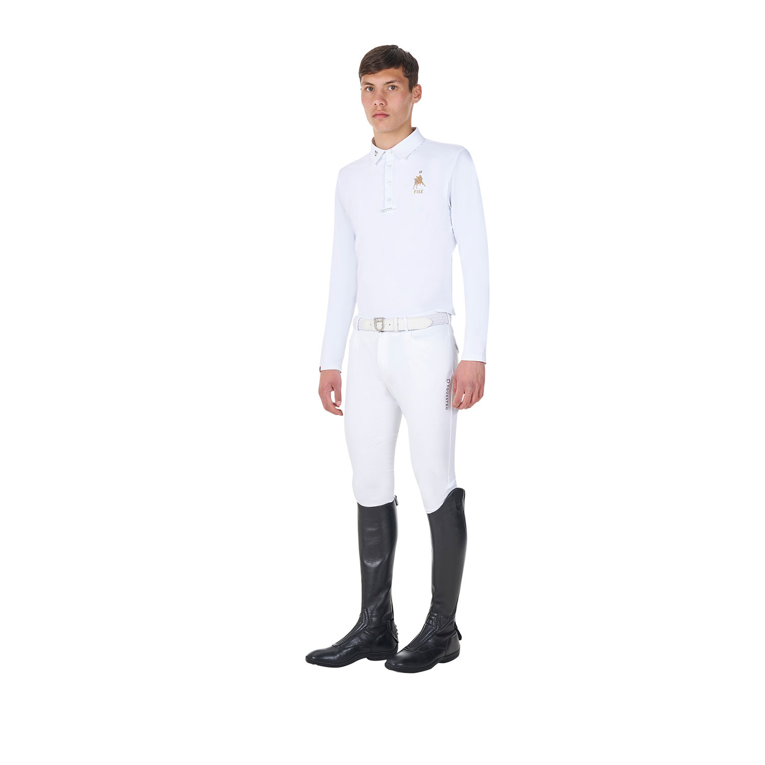 Langärmeliges Herren-Turnier-Poloshirt X FISE