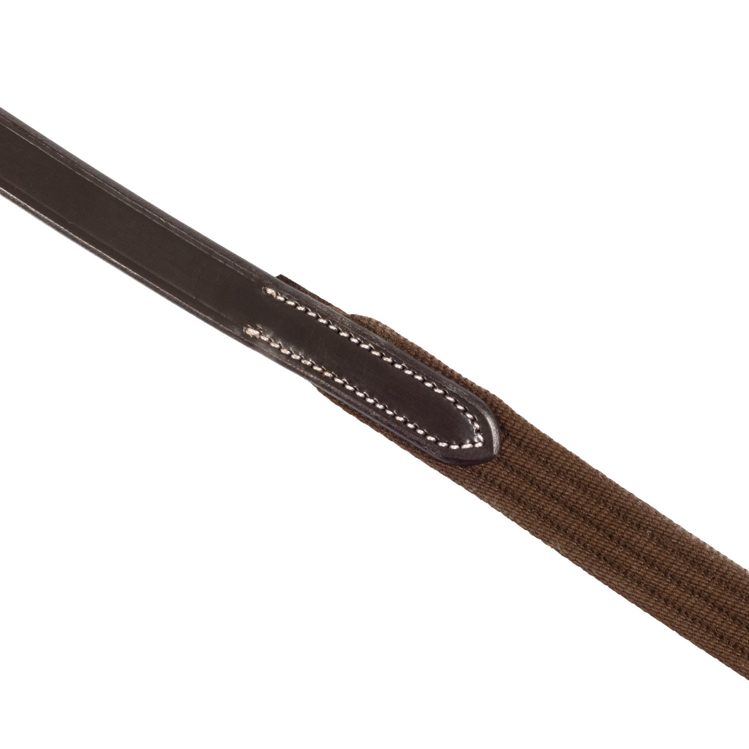 Lederzügel mit Gurtband