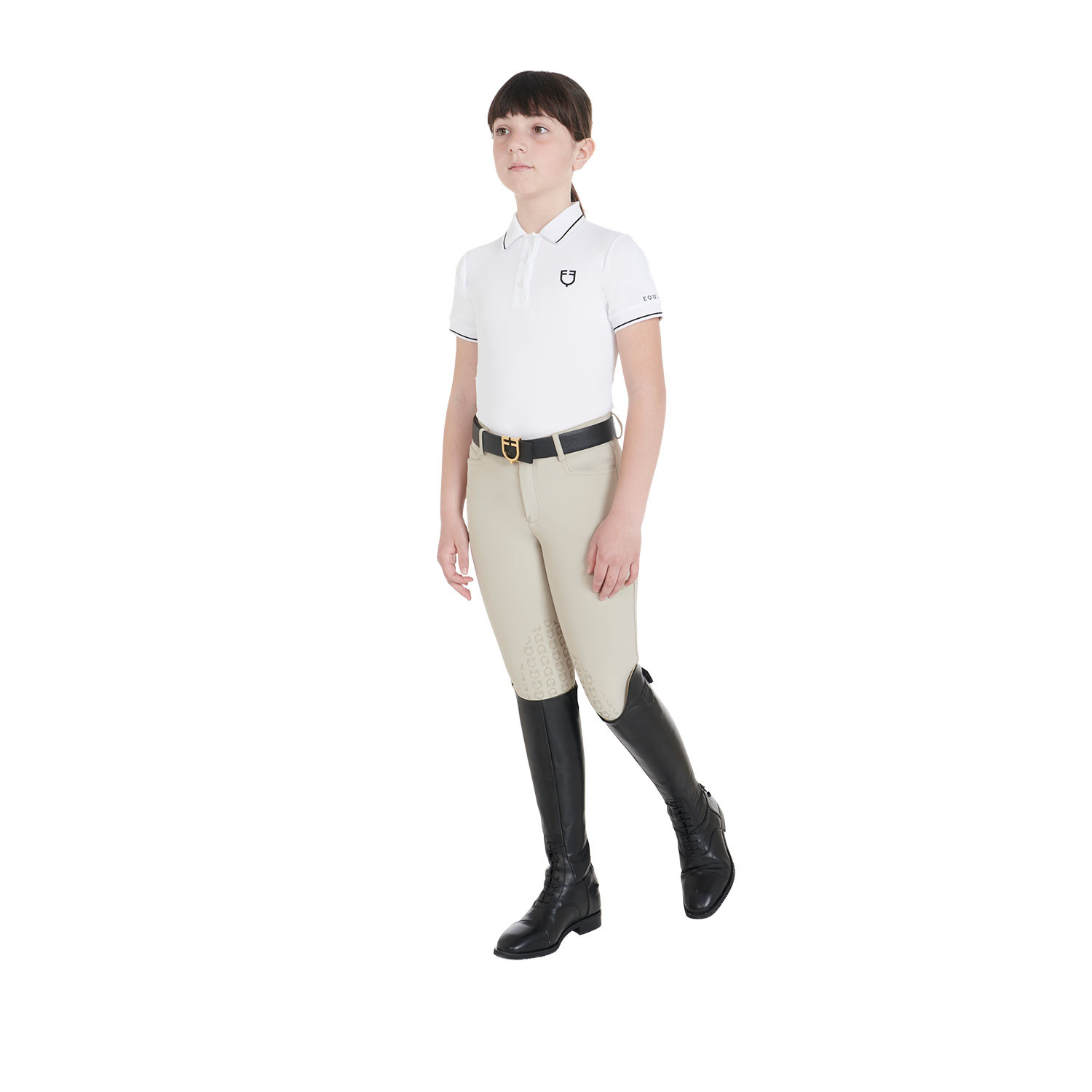 Kinder-Polo Slim Fit aus antibakteriellem Funktionsmaterial