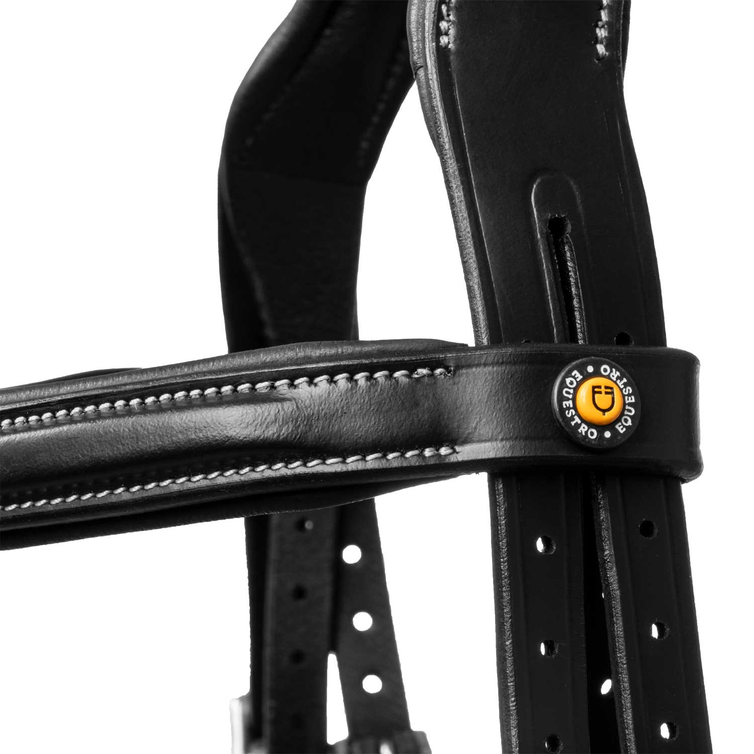 Trense aus weichem, gestepptem Leder