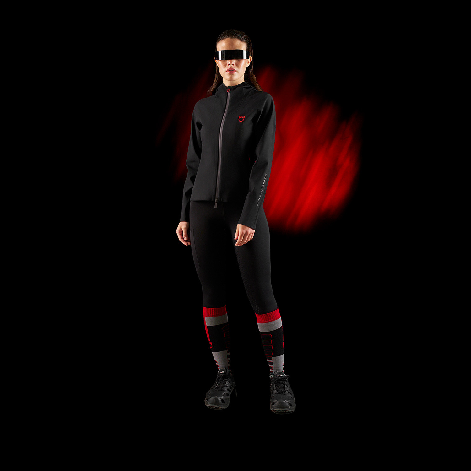 Technische Damen-Kapuzenjacke