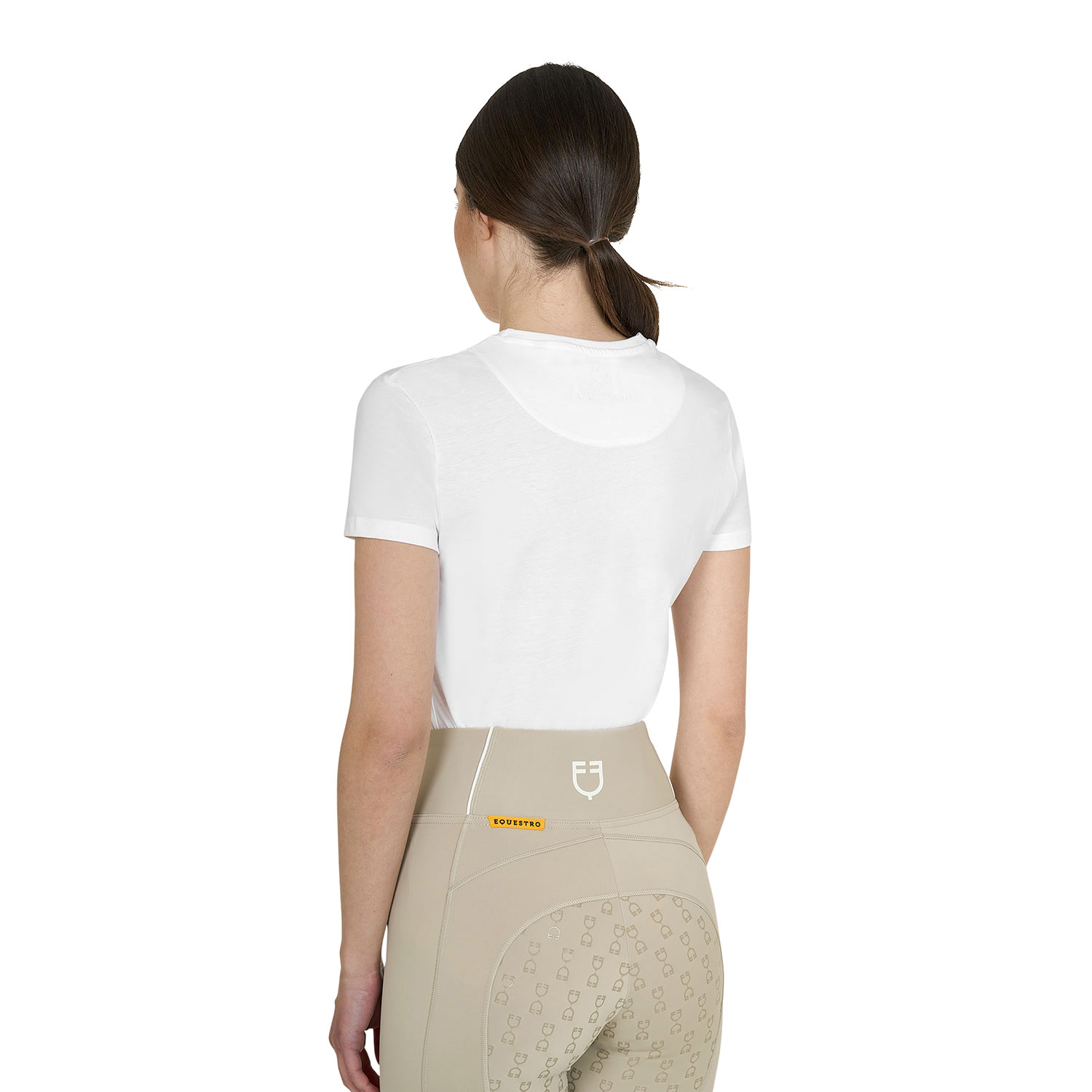 Baumwoll-T-Shirt Horse Palm für Damen