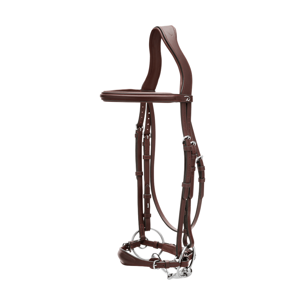 Trense mit verstellbarem hannoverschem Reithalfter NE