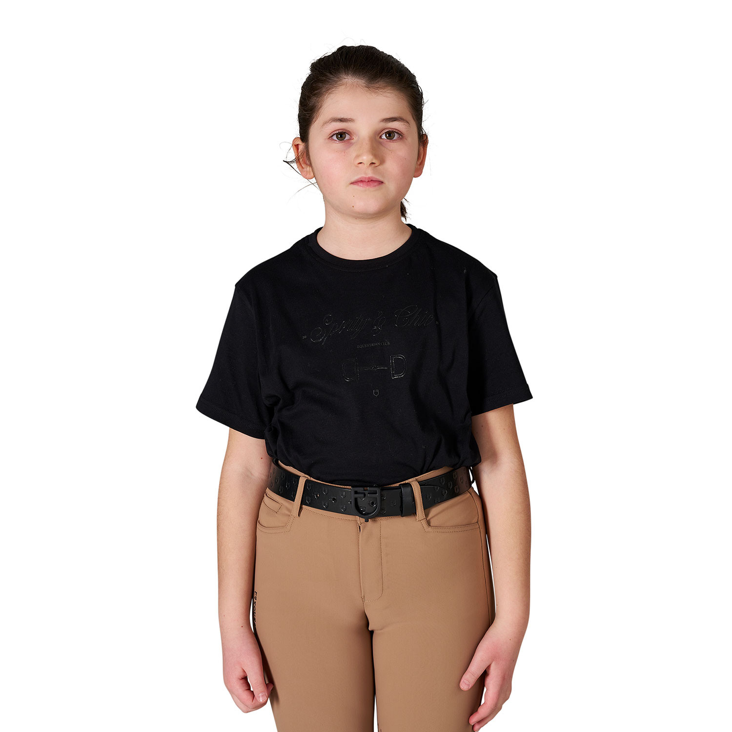 Baumwoll-T-Shirt für Mädchen, sportlich & schick