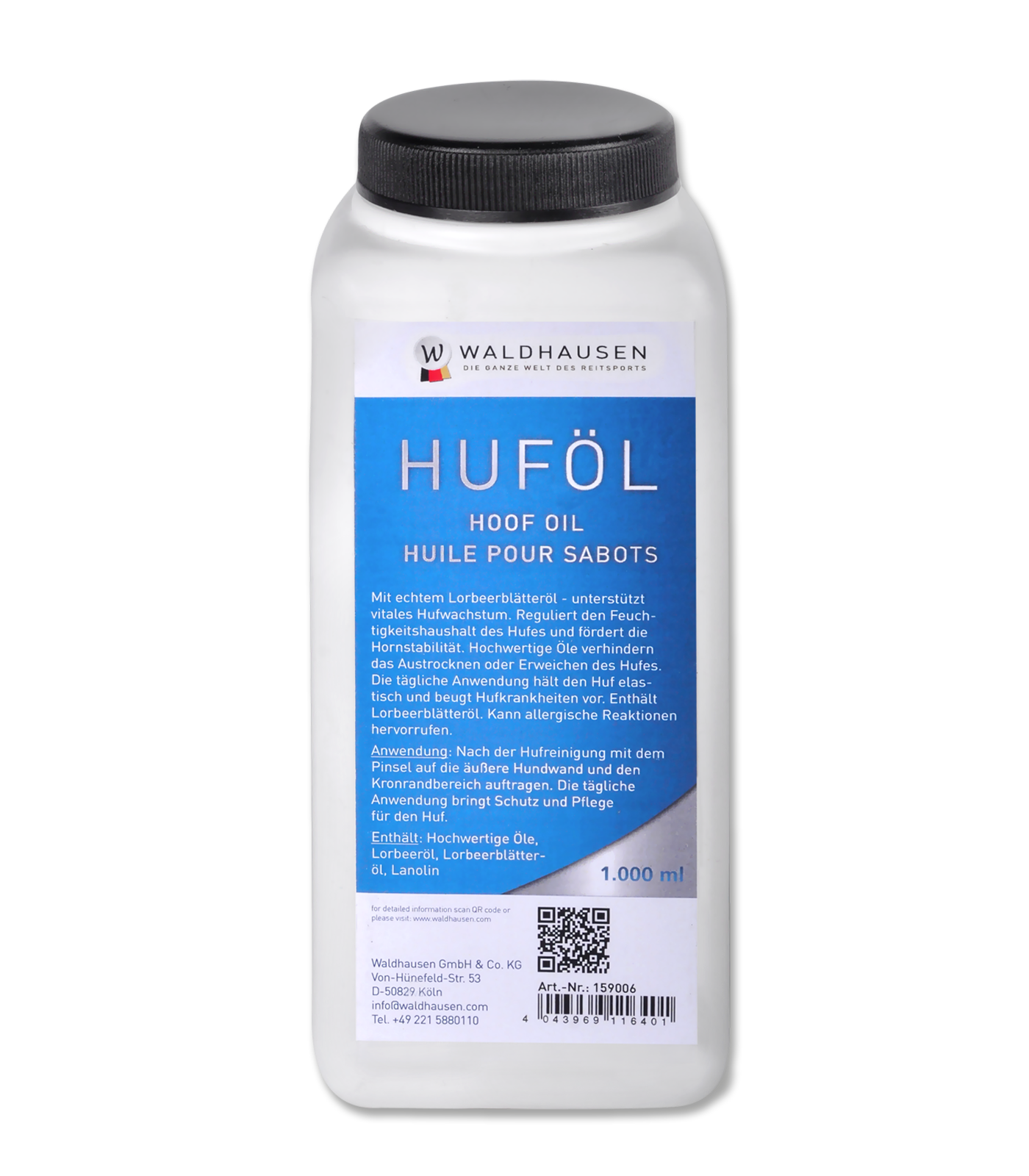 Huföl, grün, 1000 ml