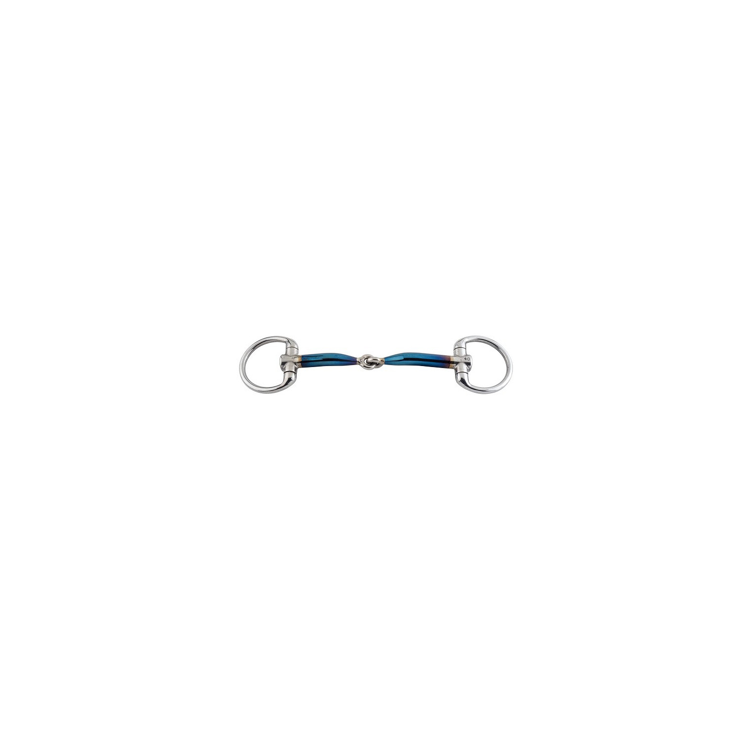 Sweet Iron Kloben bradoon-gebrochen-12 in blau