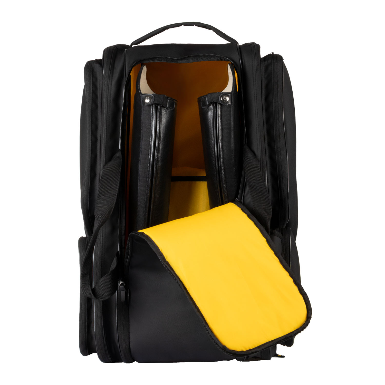 Stiefeltasche aus technischem Gewebe mit intelligentem Design