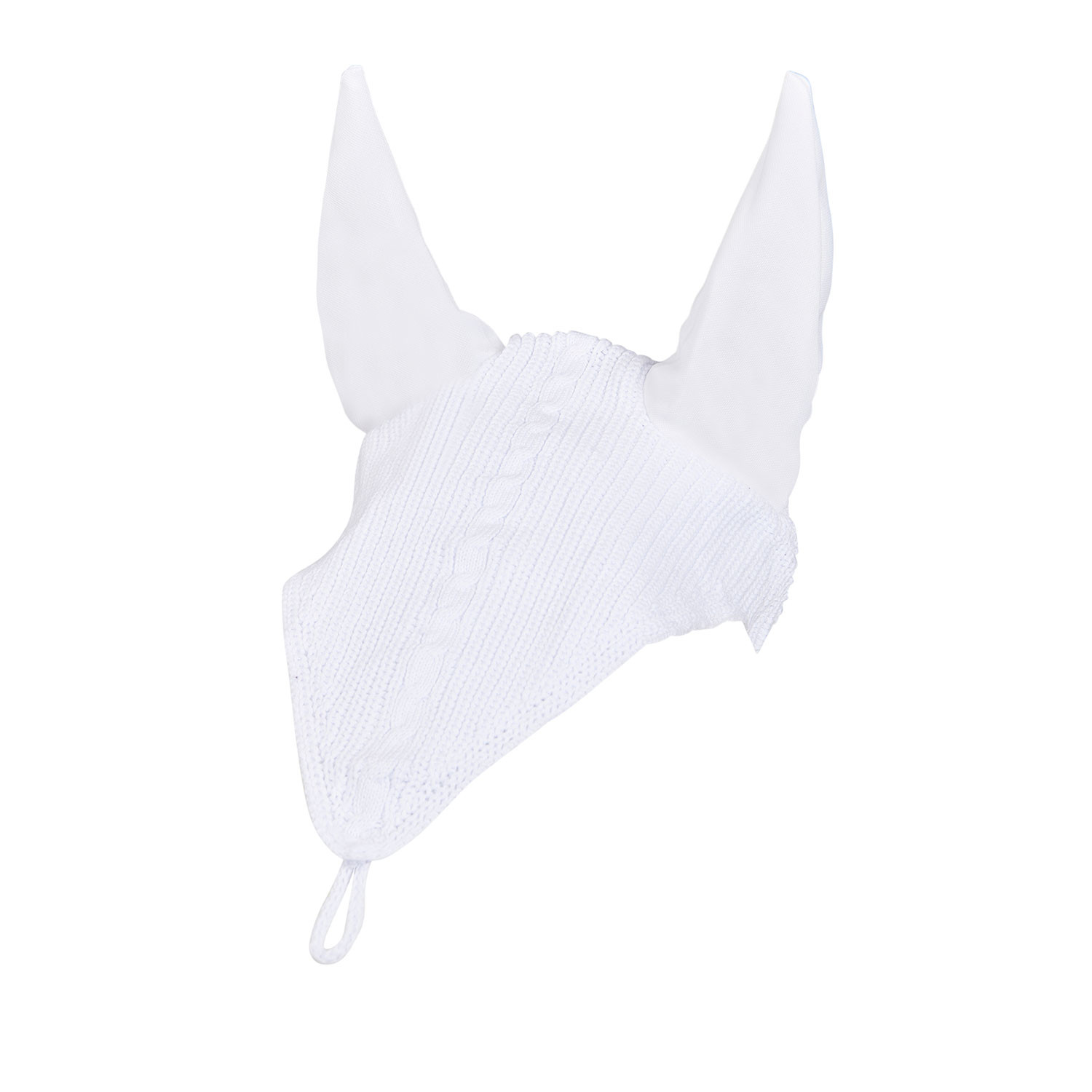 Fliegenhaube aus Mesh mit Kordelzug am Nasenriemen