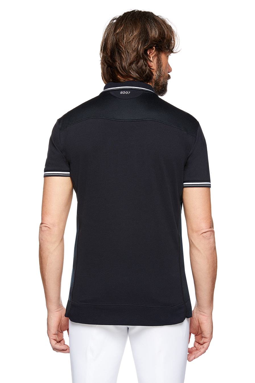 Polo-Top Air Kurzarm Herren in navy/schwarz