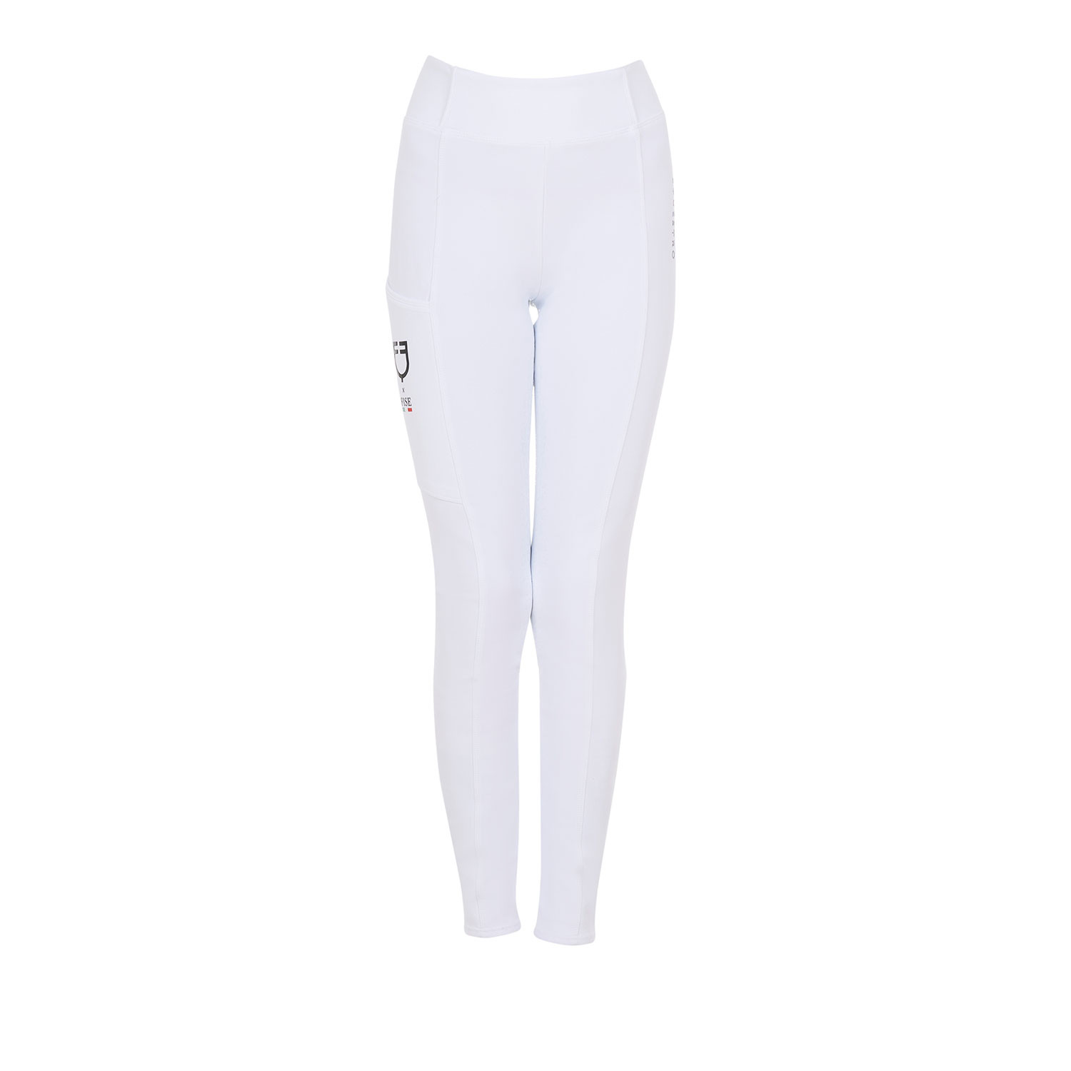 Mädchen-Reitleggings mit schmalem Schnitt und Vollbesatz X FISE
