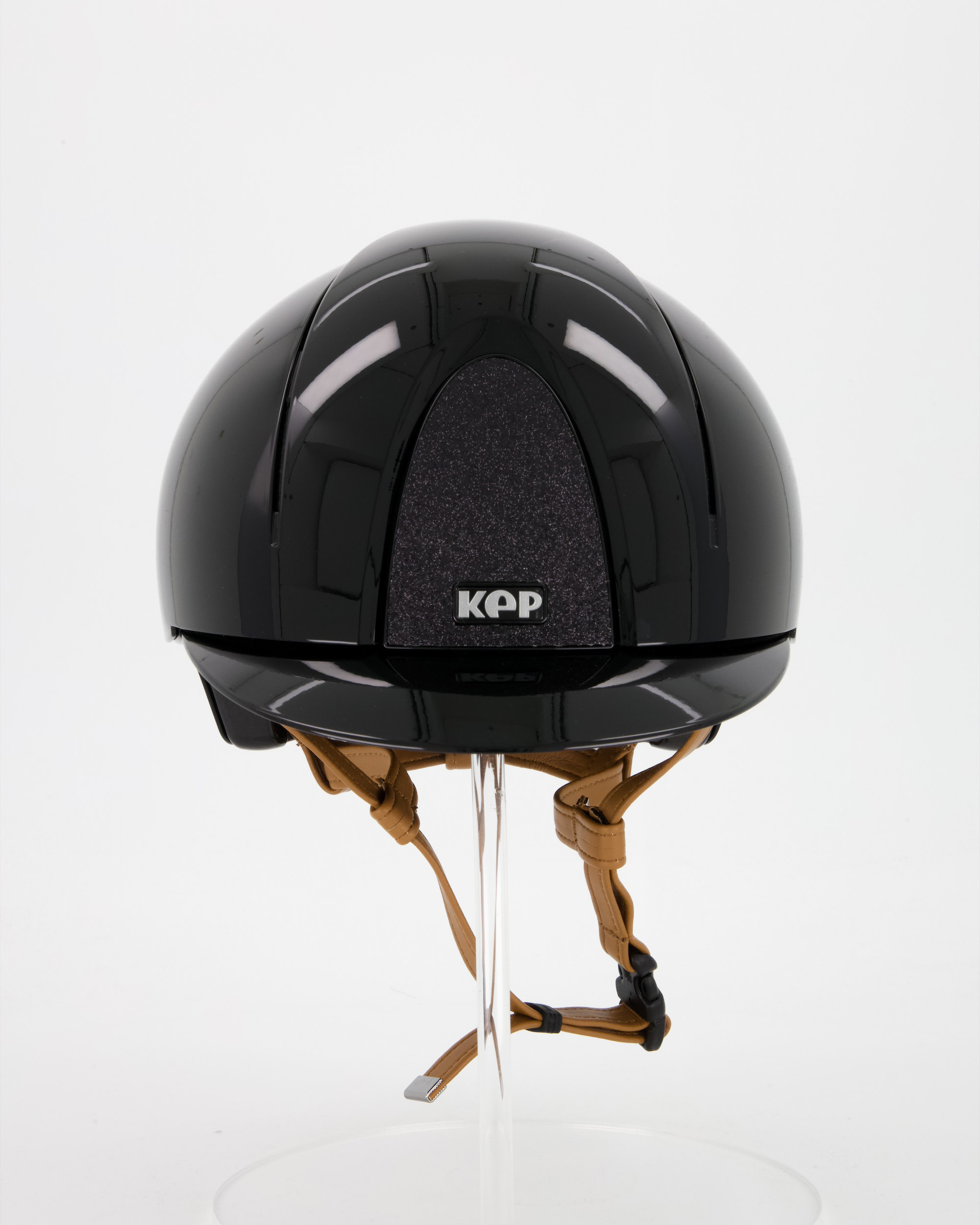 Reithelm Smart Nova Polish Star mit beigen Kinnriemen