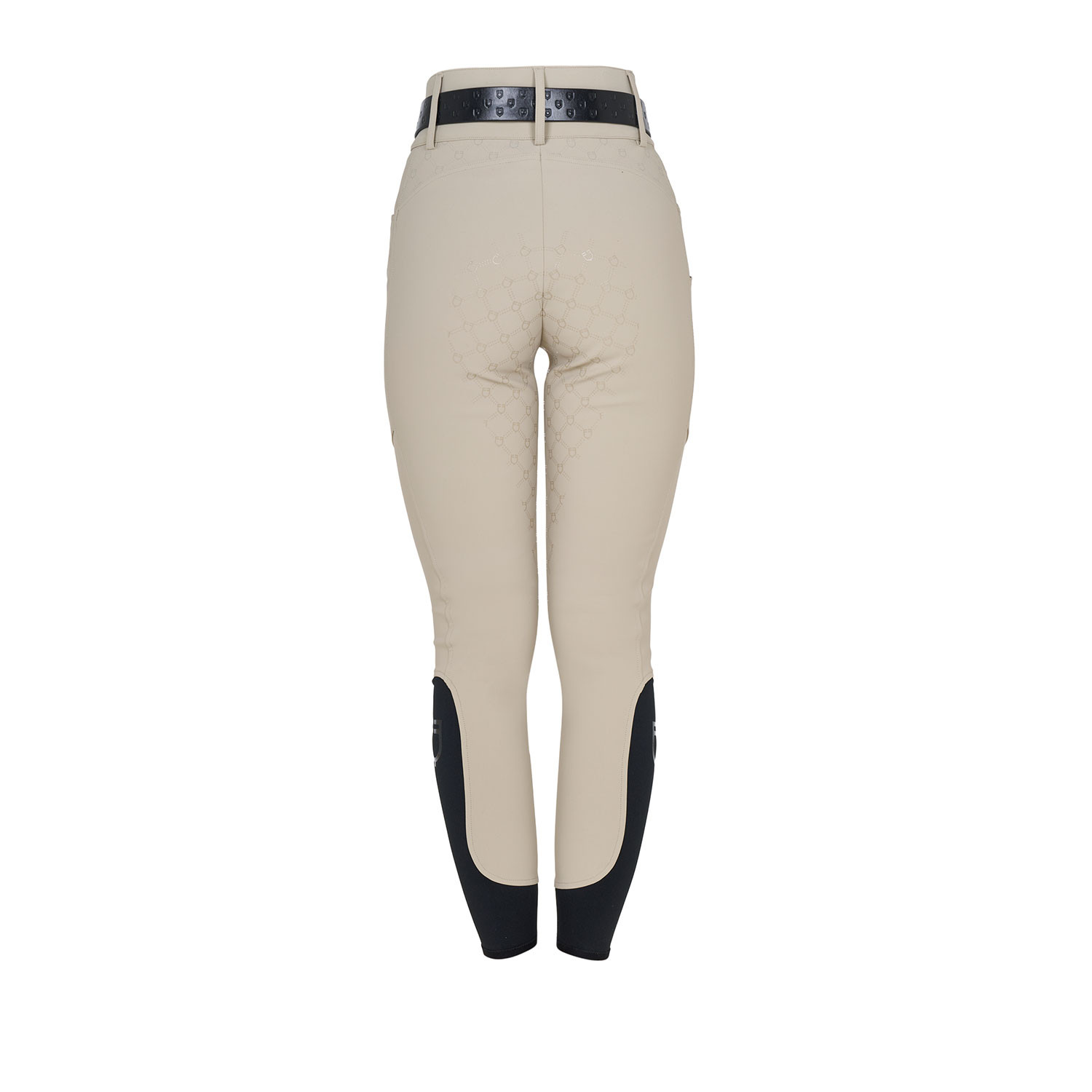 Damen-Reithose mit hohem Bund und Monogramm