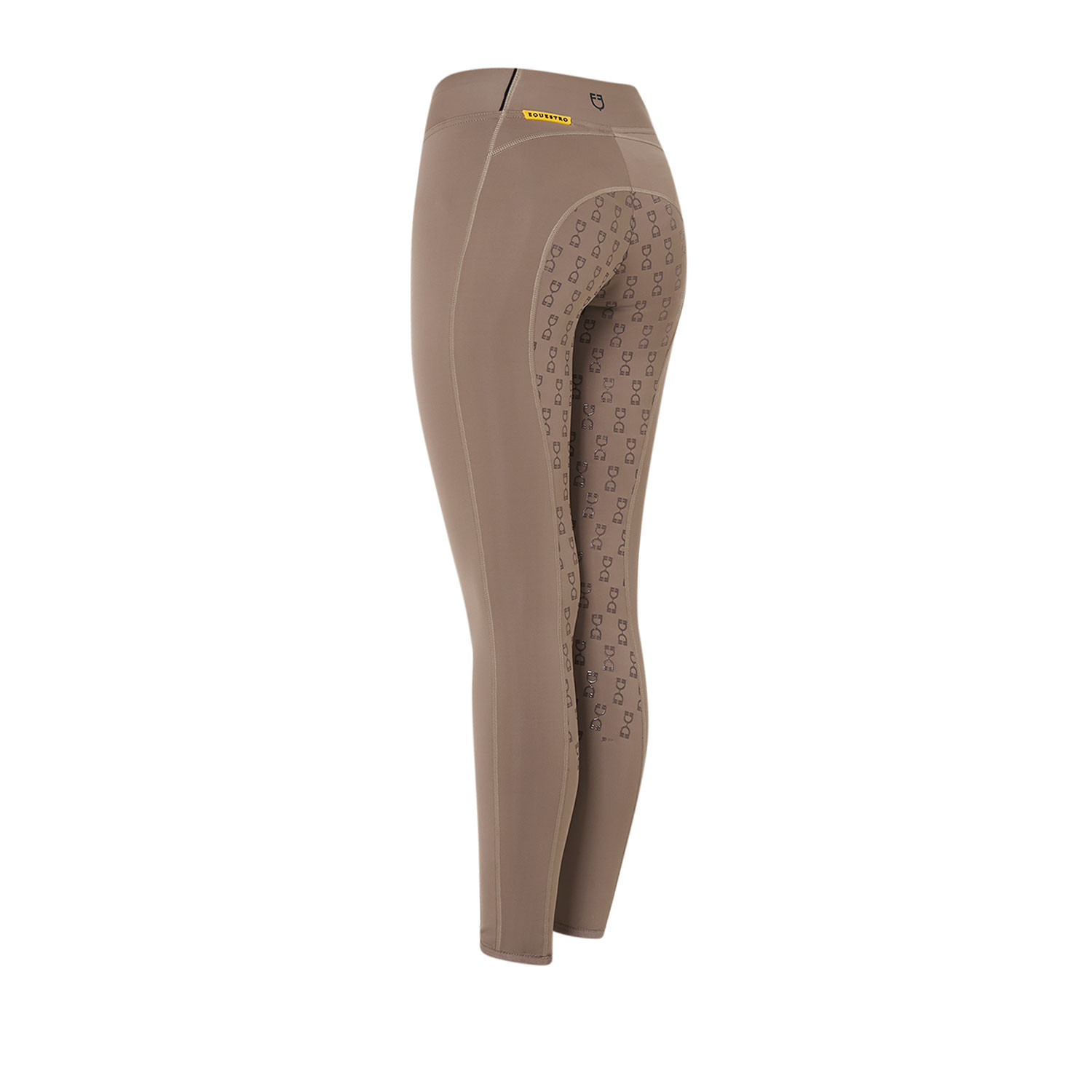 Schmal geschnittene Mädchen-Leggings mit Grip und Logo