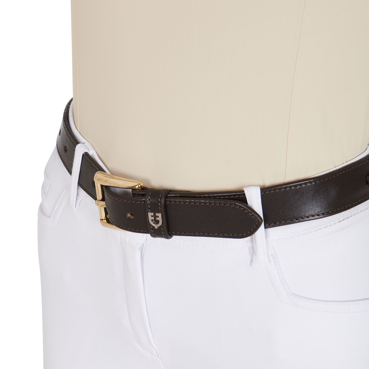 Ledergürtel mit Trensen-Motiv