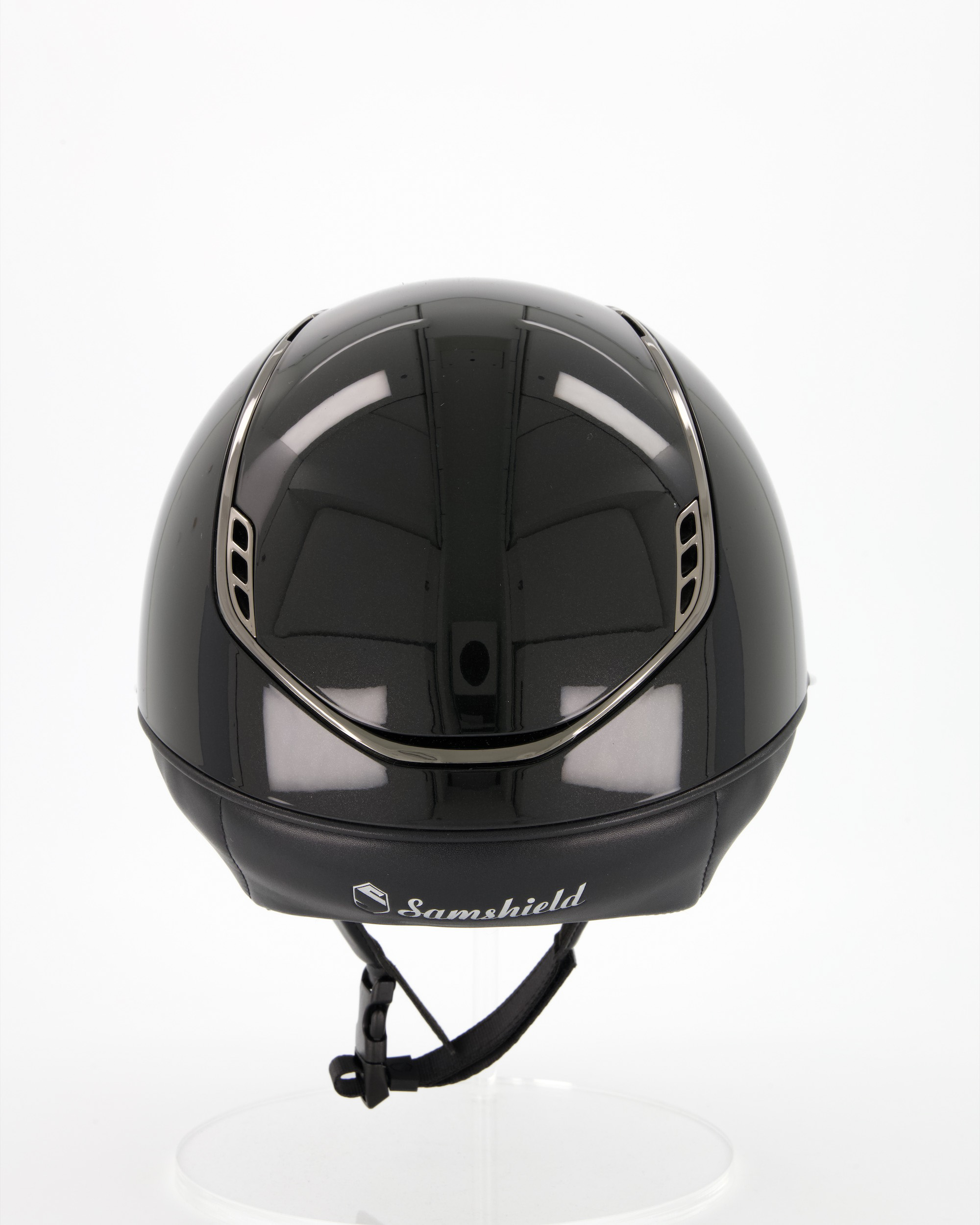 Riding helmet 2.0 Miss Shield Shadowglossy Chrome Black in black