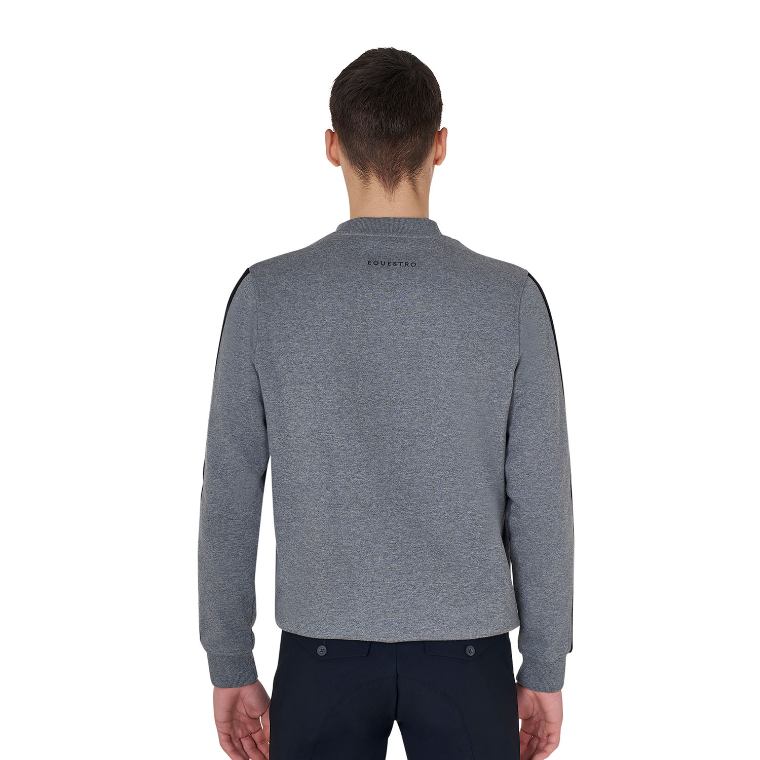 Herren-Baumwollsweatshirt mit Logo