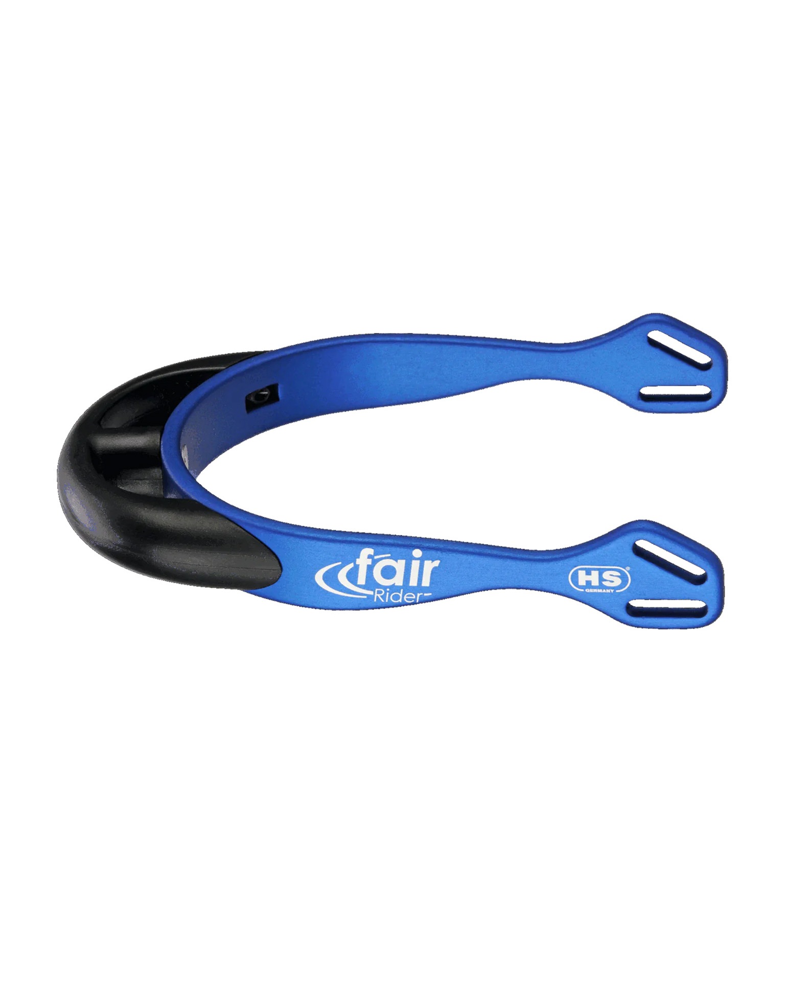 fairRider Sporen - Aluminium, Hals 20mm schwarz dick abgerundet