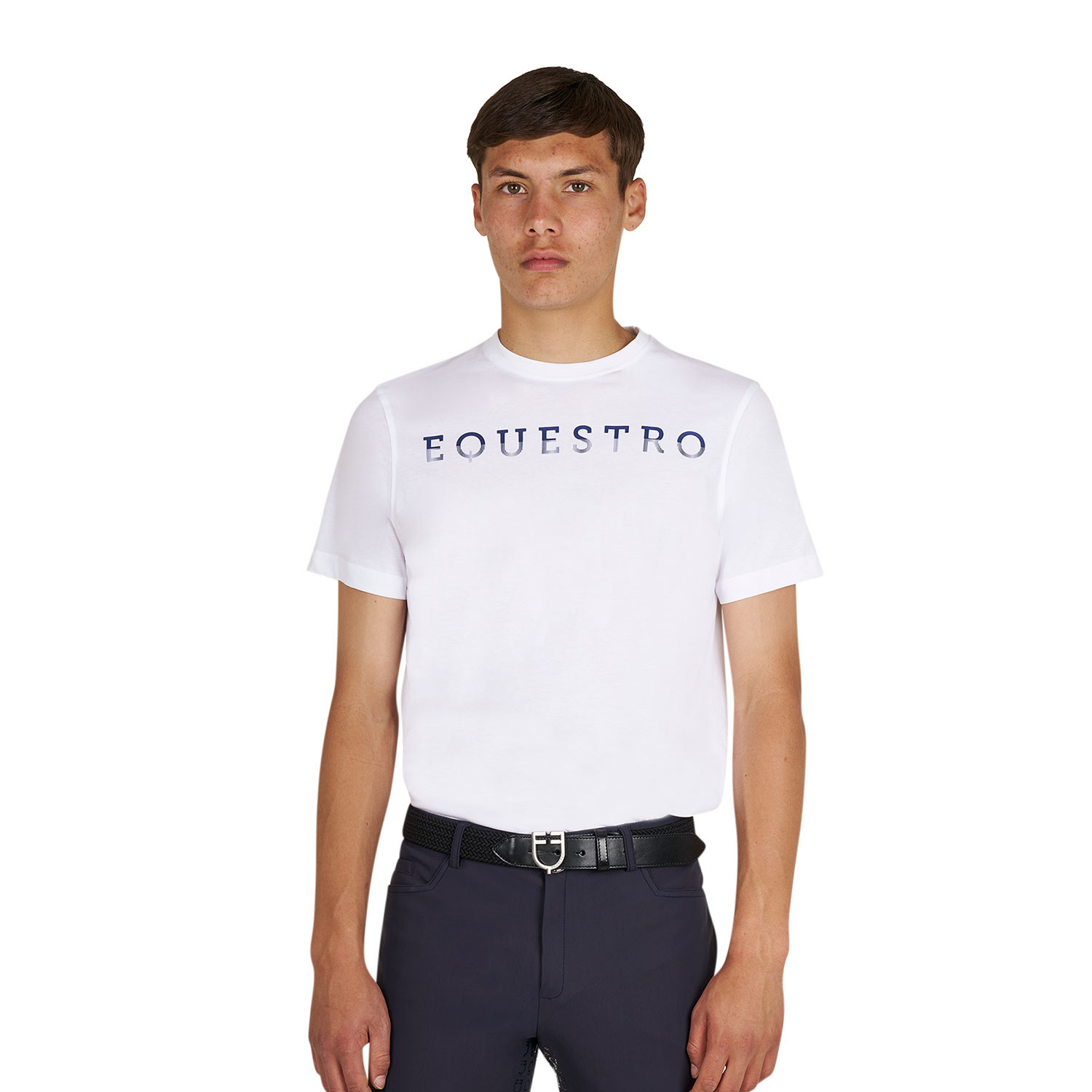 Basic T-Shirt für Herren mit Brustschriftzug