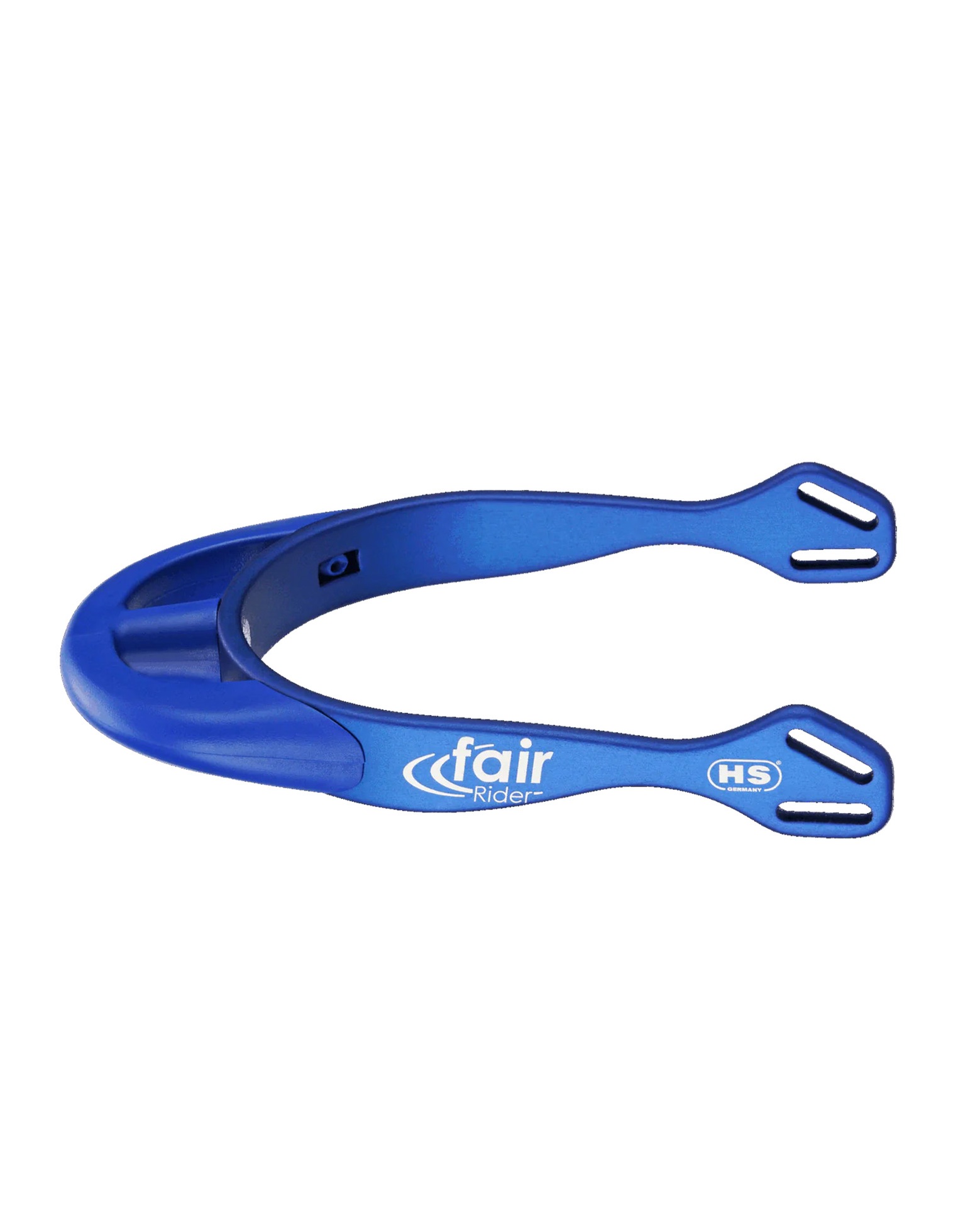 fairRider spurs - aluminium, 25mm neck blue thin rounded