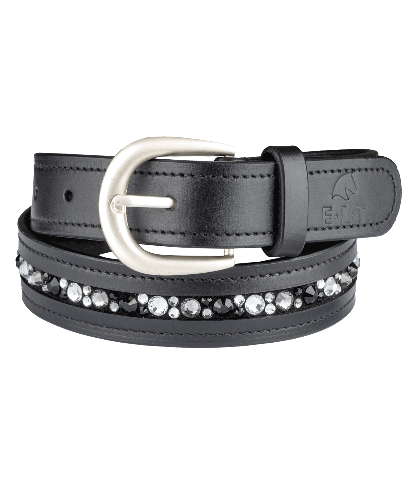 Jewel leather belt