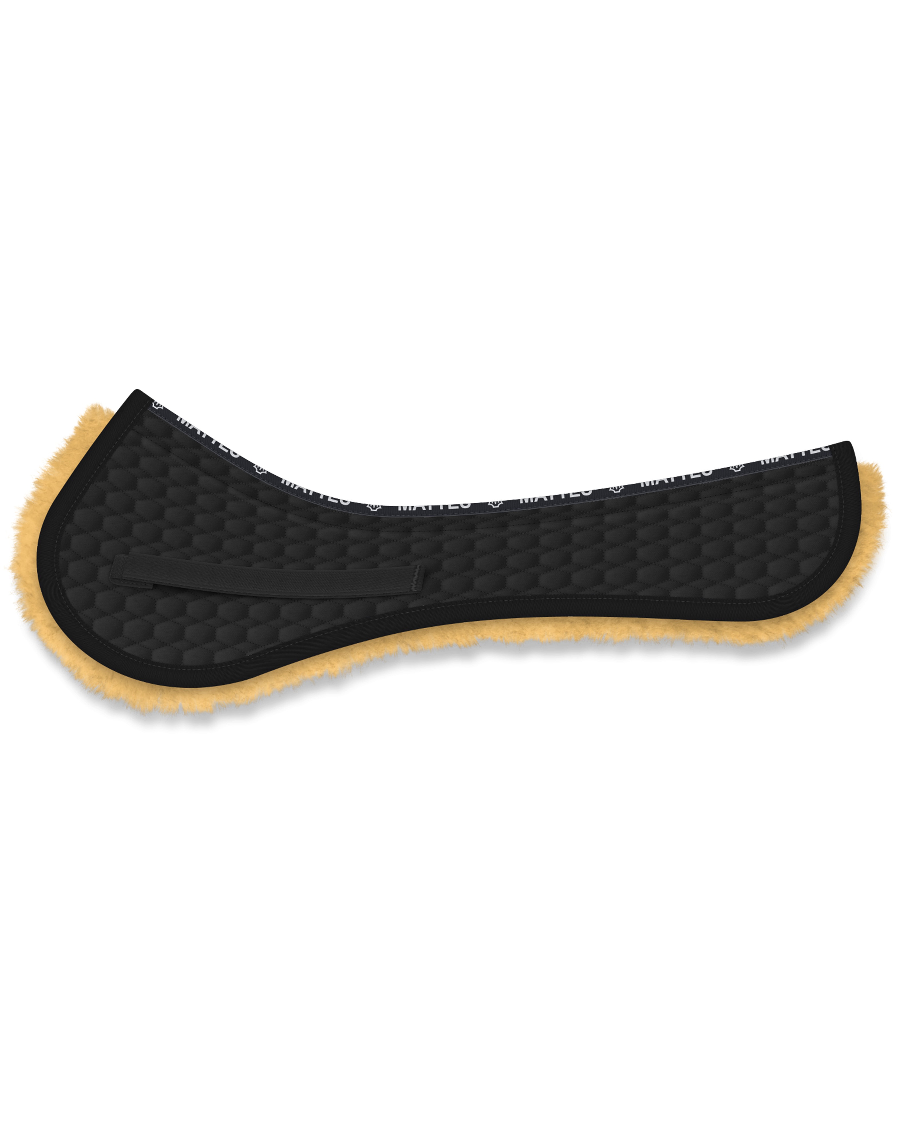 Jumping saddle pad lambskin