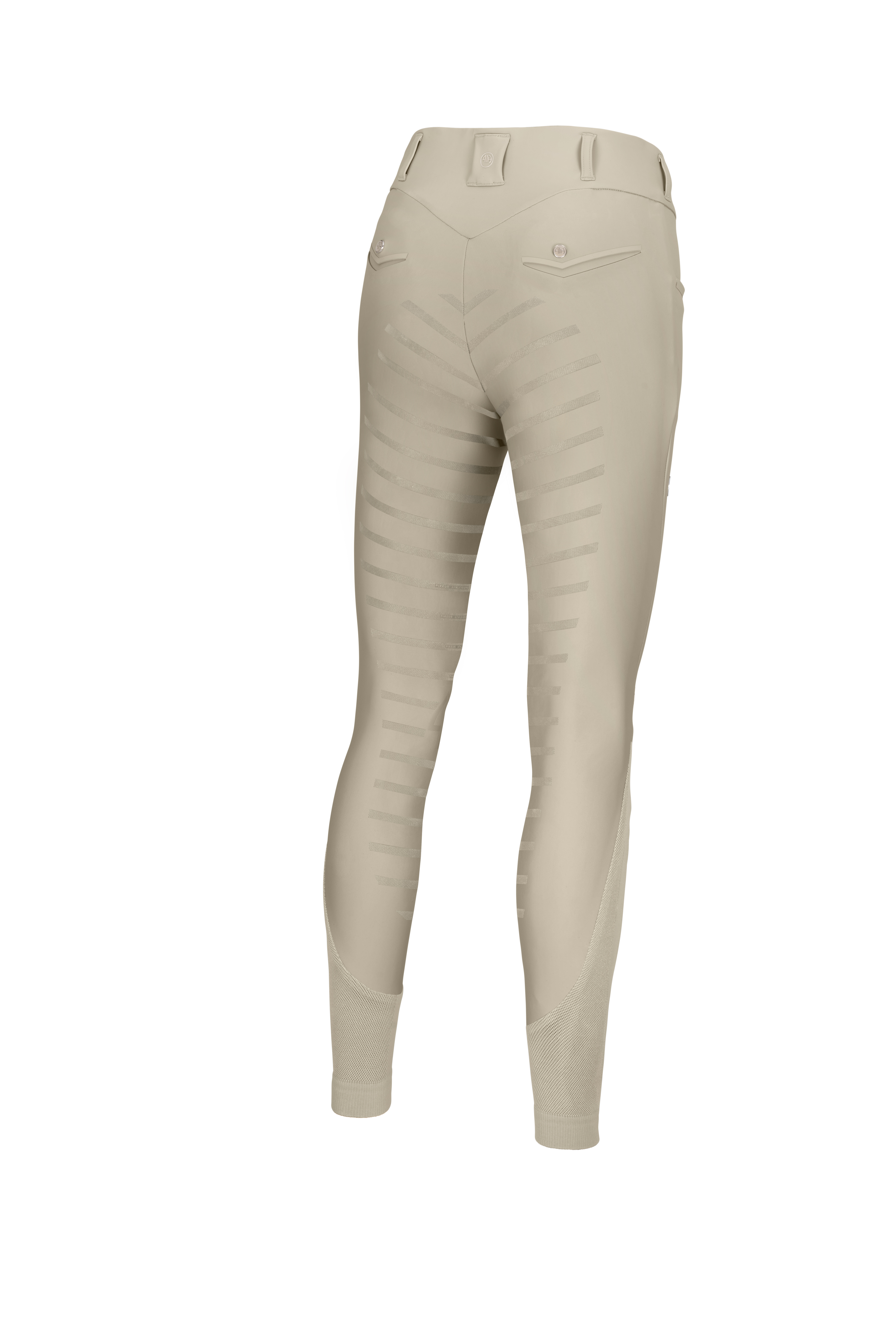 Reithose Damen Athleisure Romy II Vollgrip in pearl gray