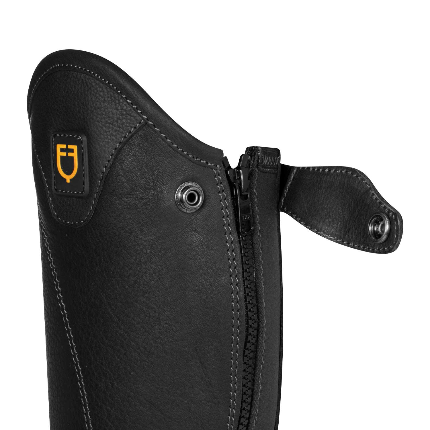 Unisex-Stiefeletten aus weichem Leder mit seitlichem Reißverschluss