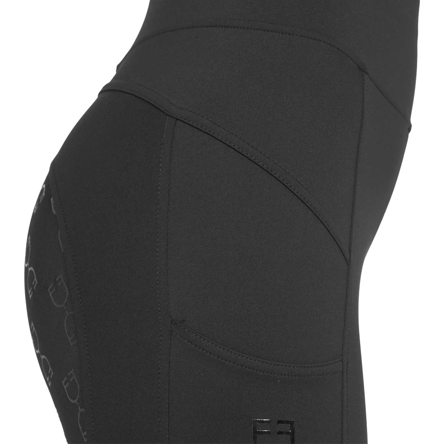 Schmale Damen-Leggings mit Micro-Mesh-Einsätzen