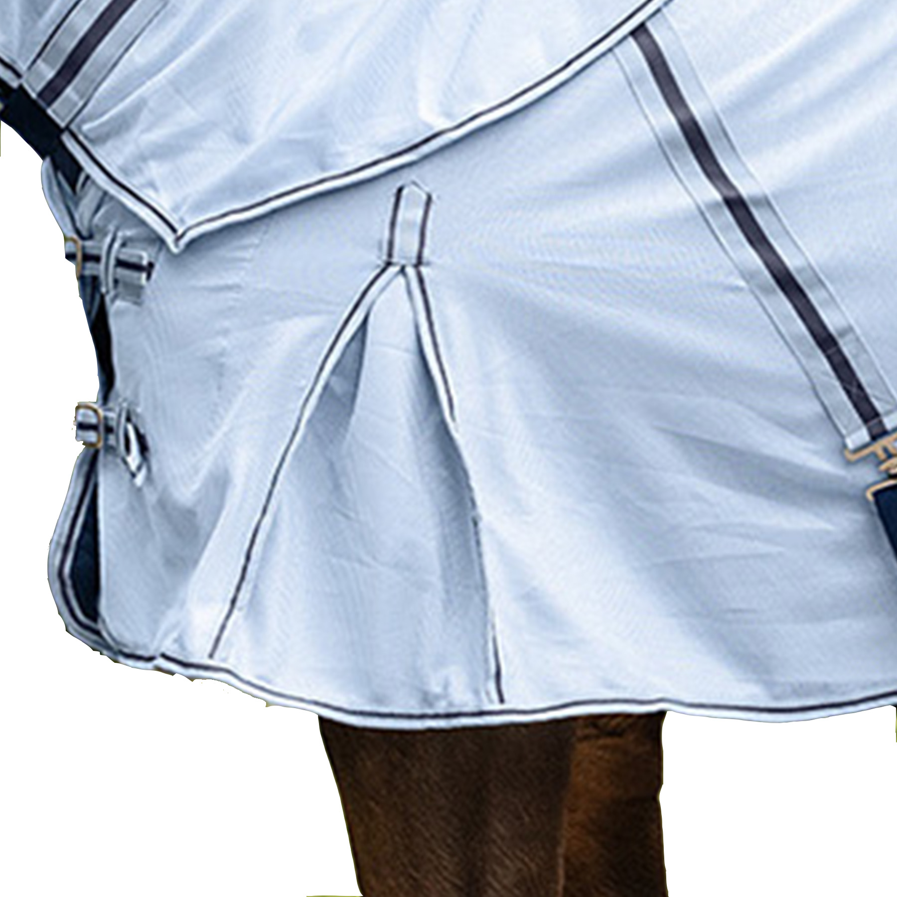 Fliegendecke mit abn. Halsteil