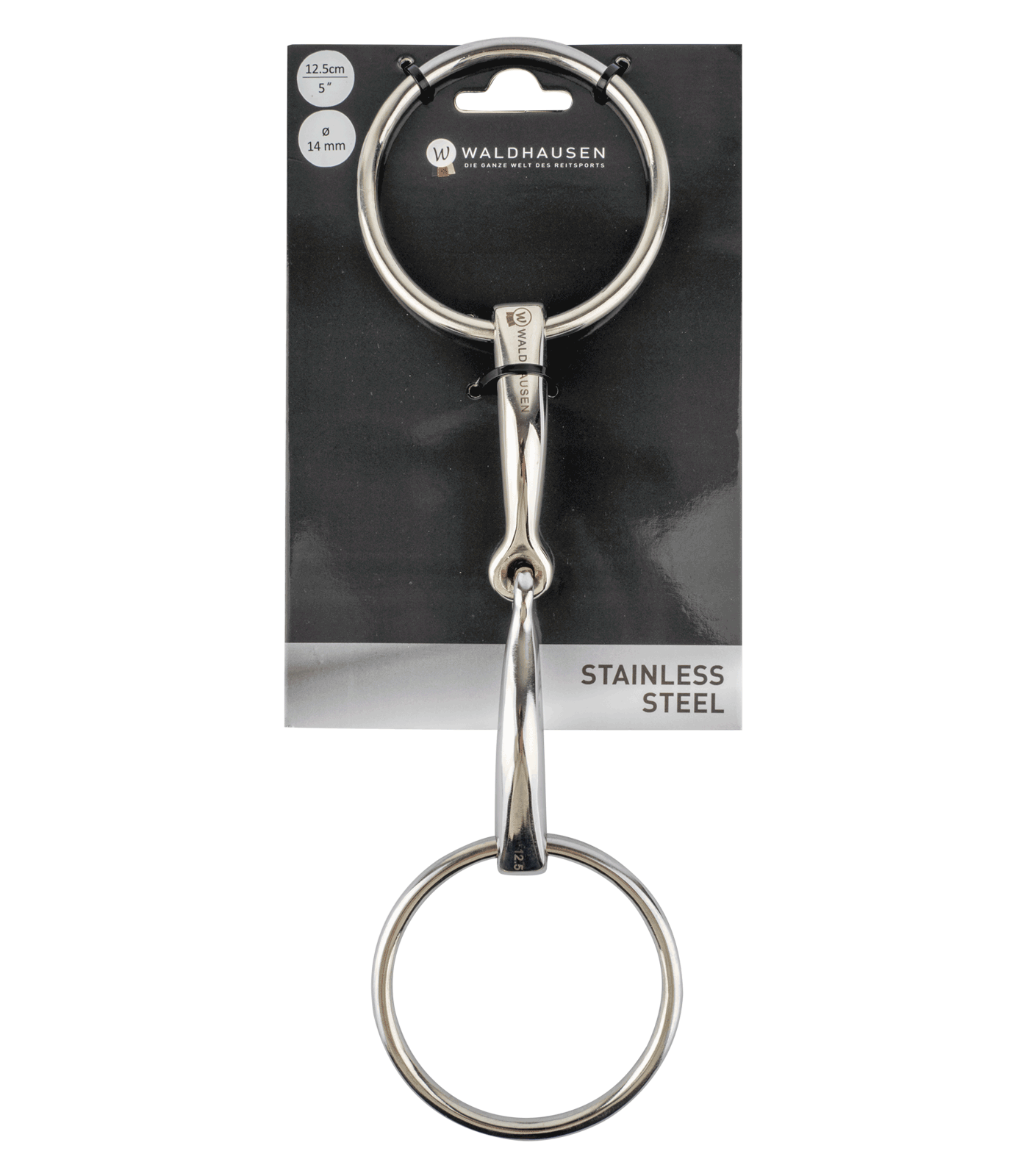 Mors de filet ergonomique, brisure simple