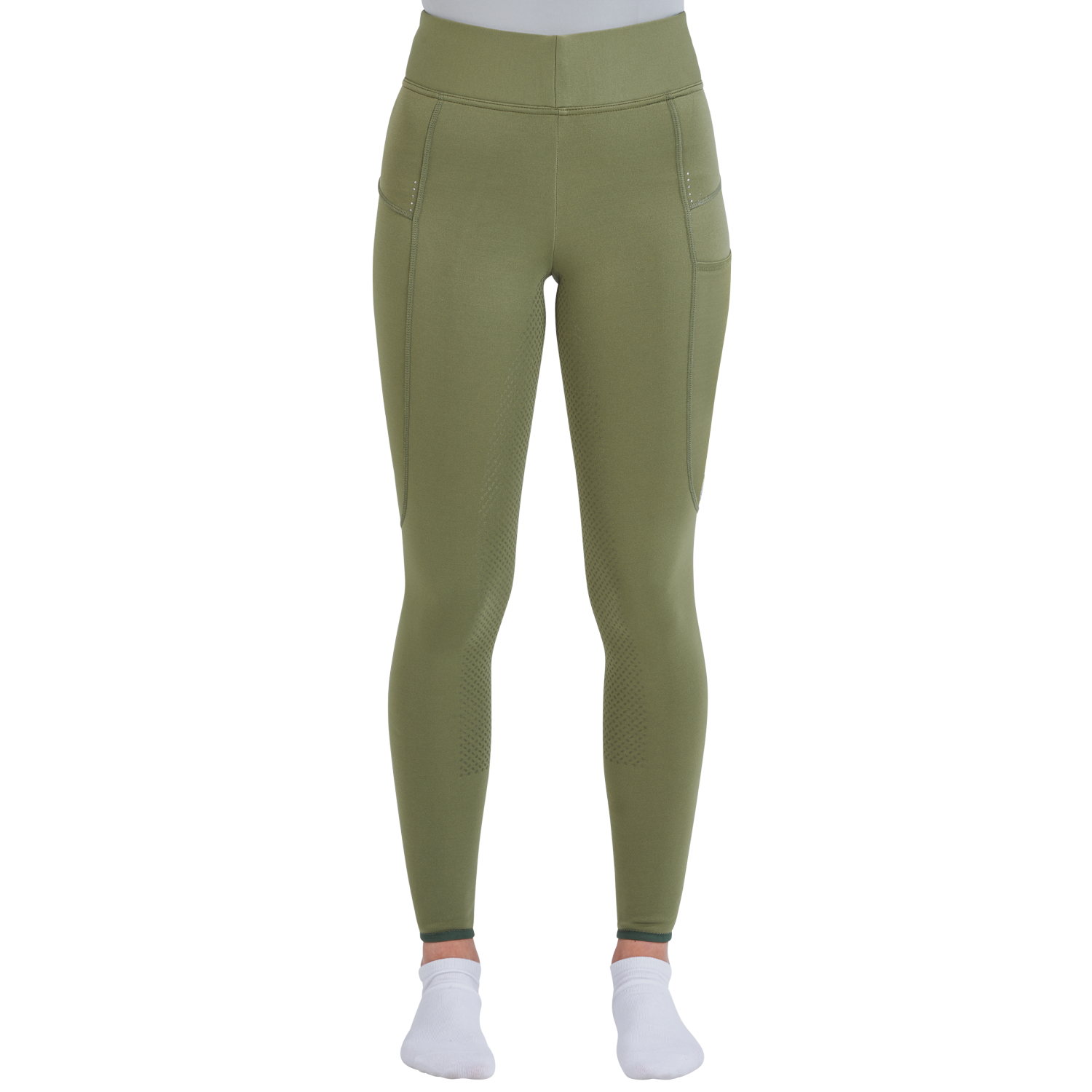 Reitleggings Damen Nurmes Winter II mit Vollgrip
