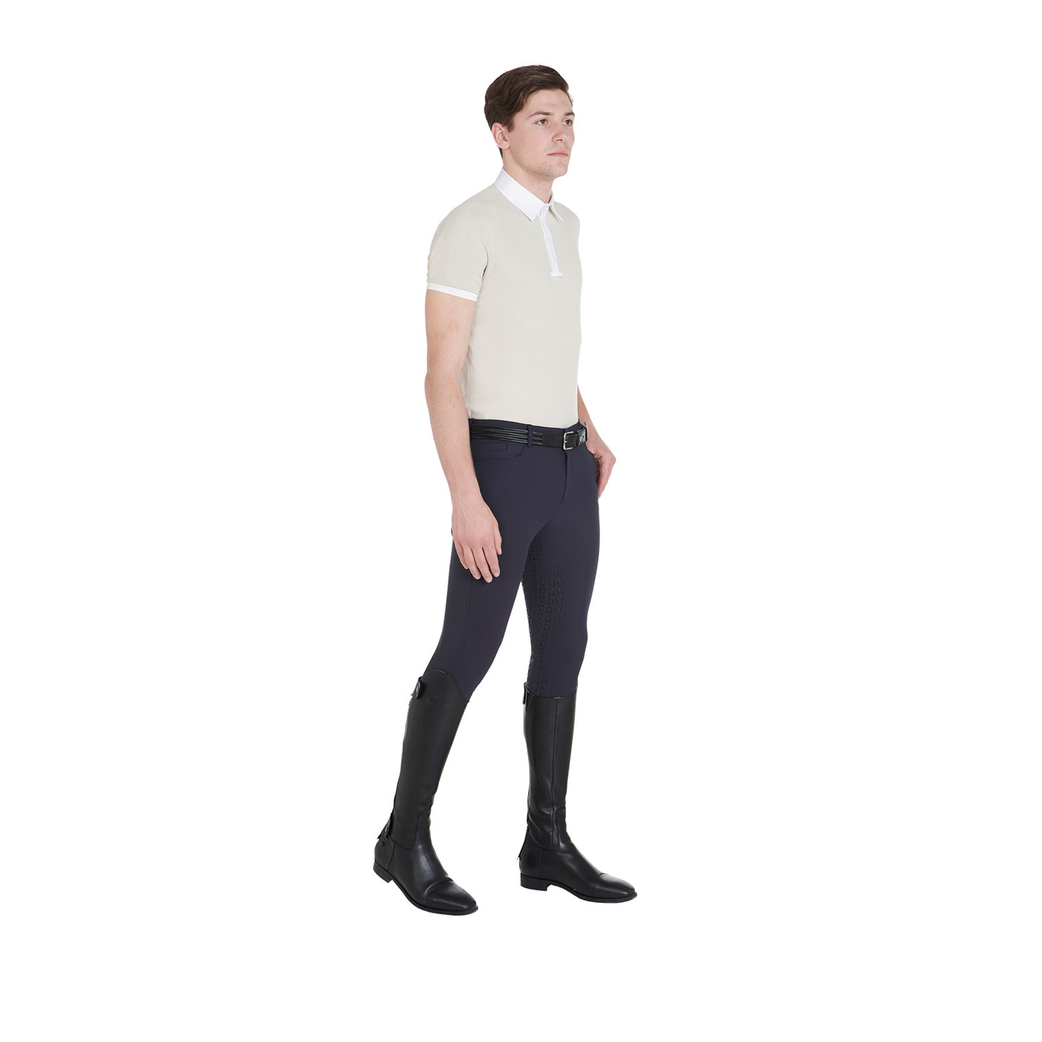 Herren-Reithose Slim Fit mit Vollbesatz