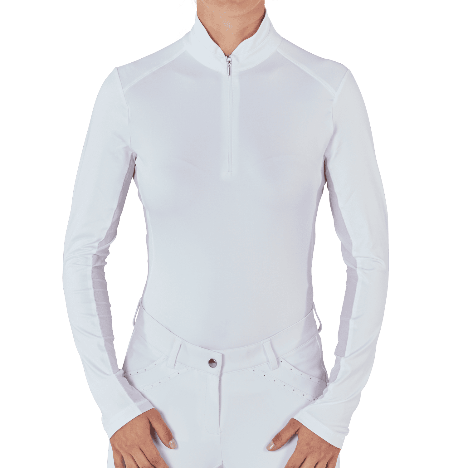 Ladies Marabella competition shirt with long sleeves