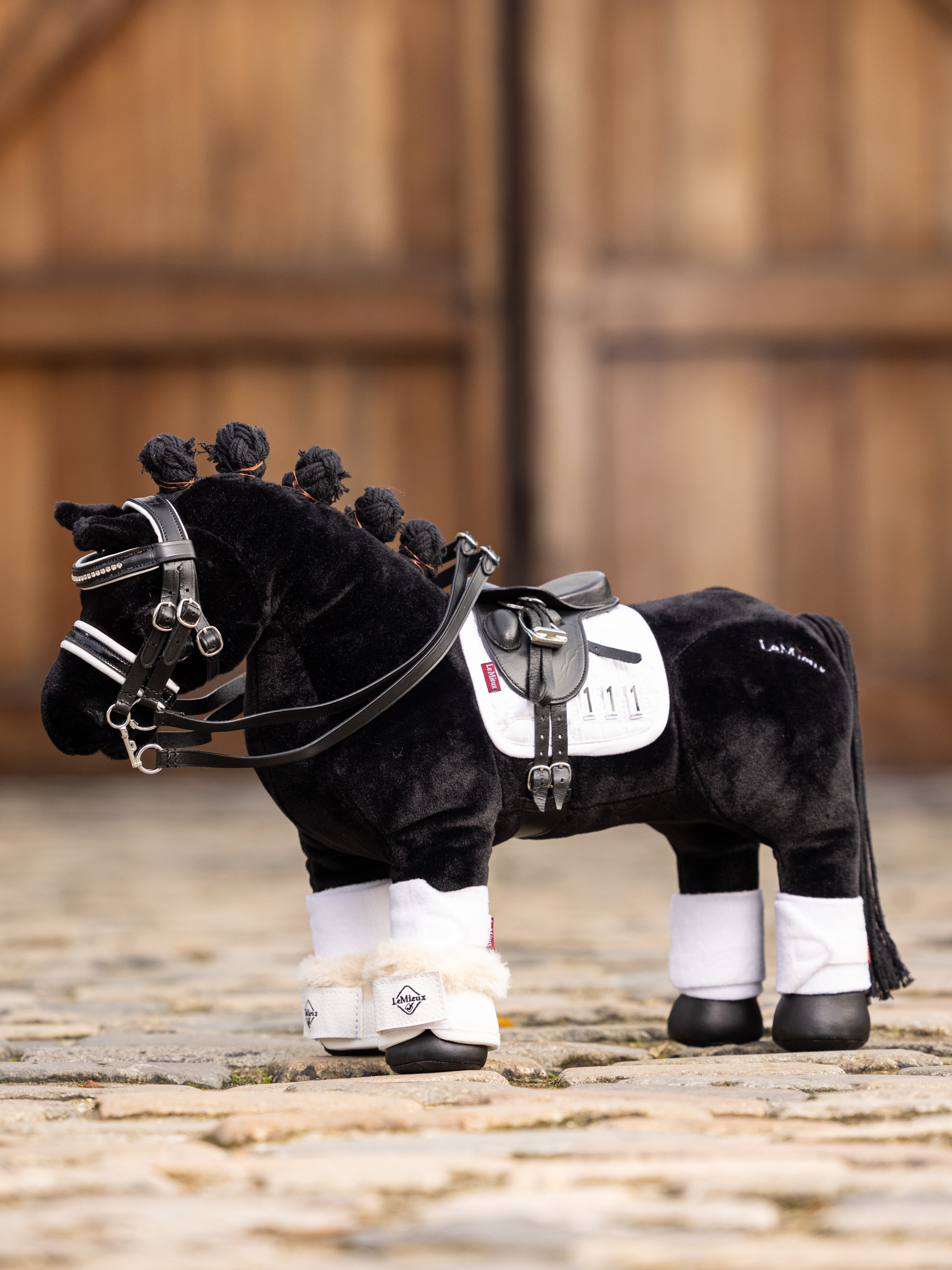 Selle de dressage Toy Pony noir