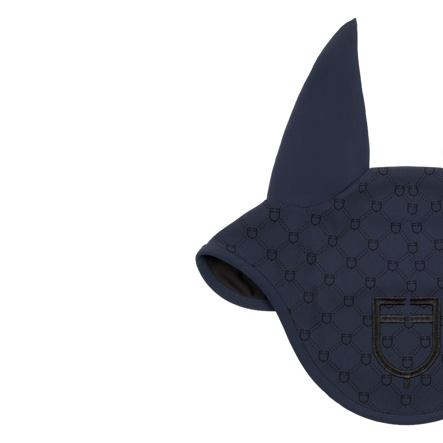 Fliegenhaube mit Monogramm-Print