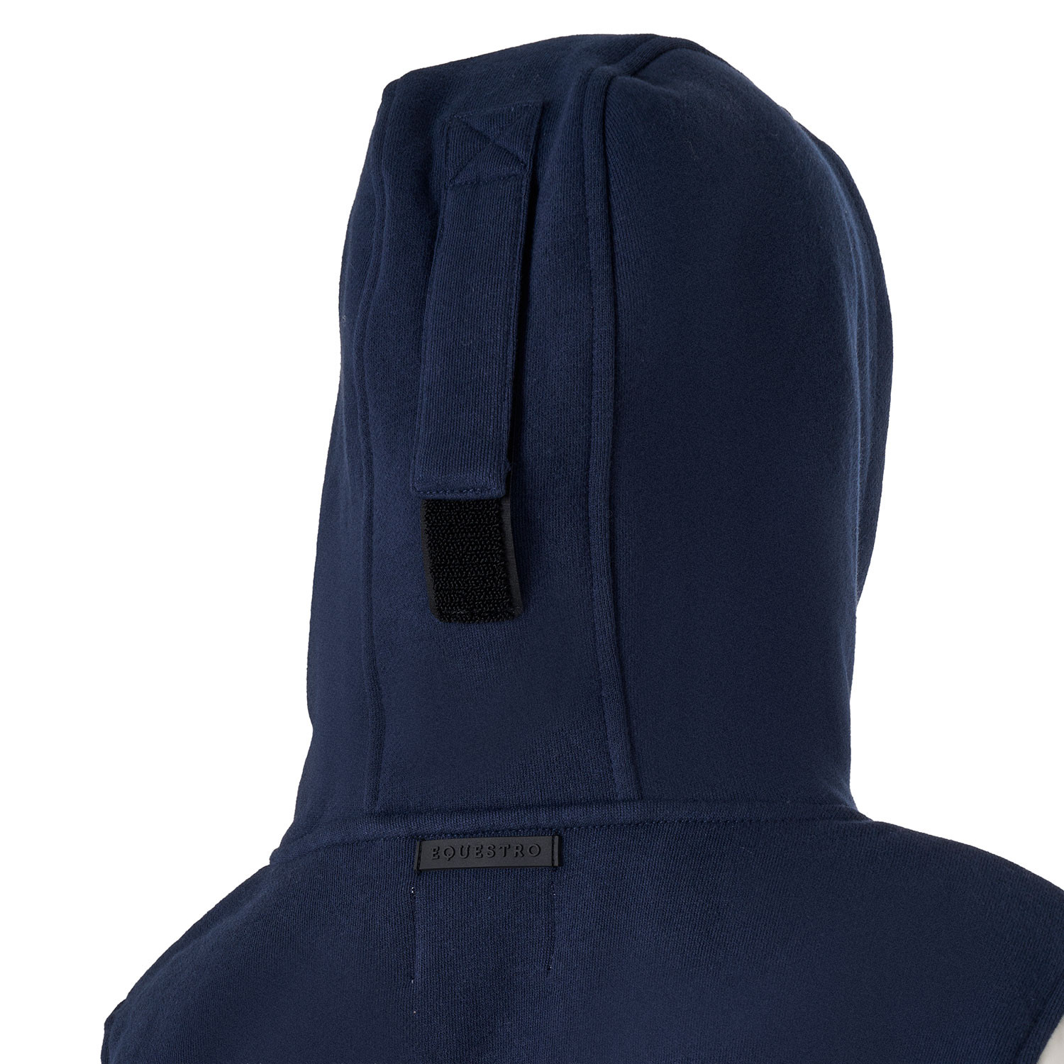 Zweifarbiger EQ-Kapuzenpullover für Mädchen mit Frontreißverschluss