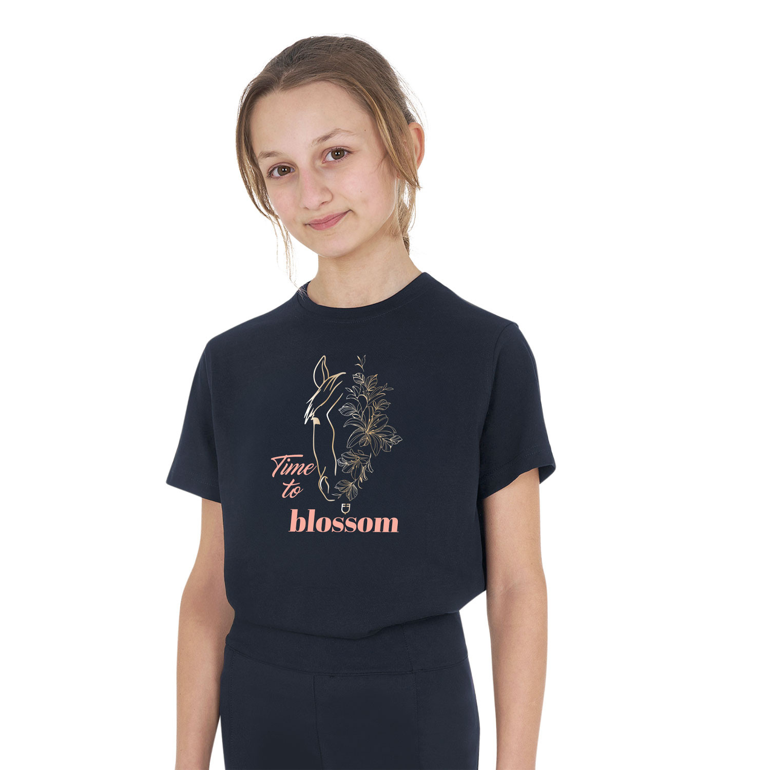 Baumwoll-T-Shirt Time to Blossom für Mädchen